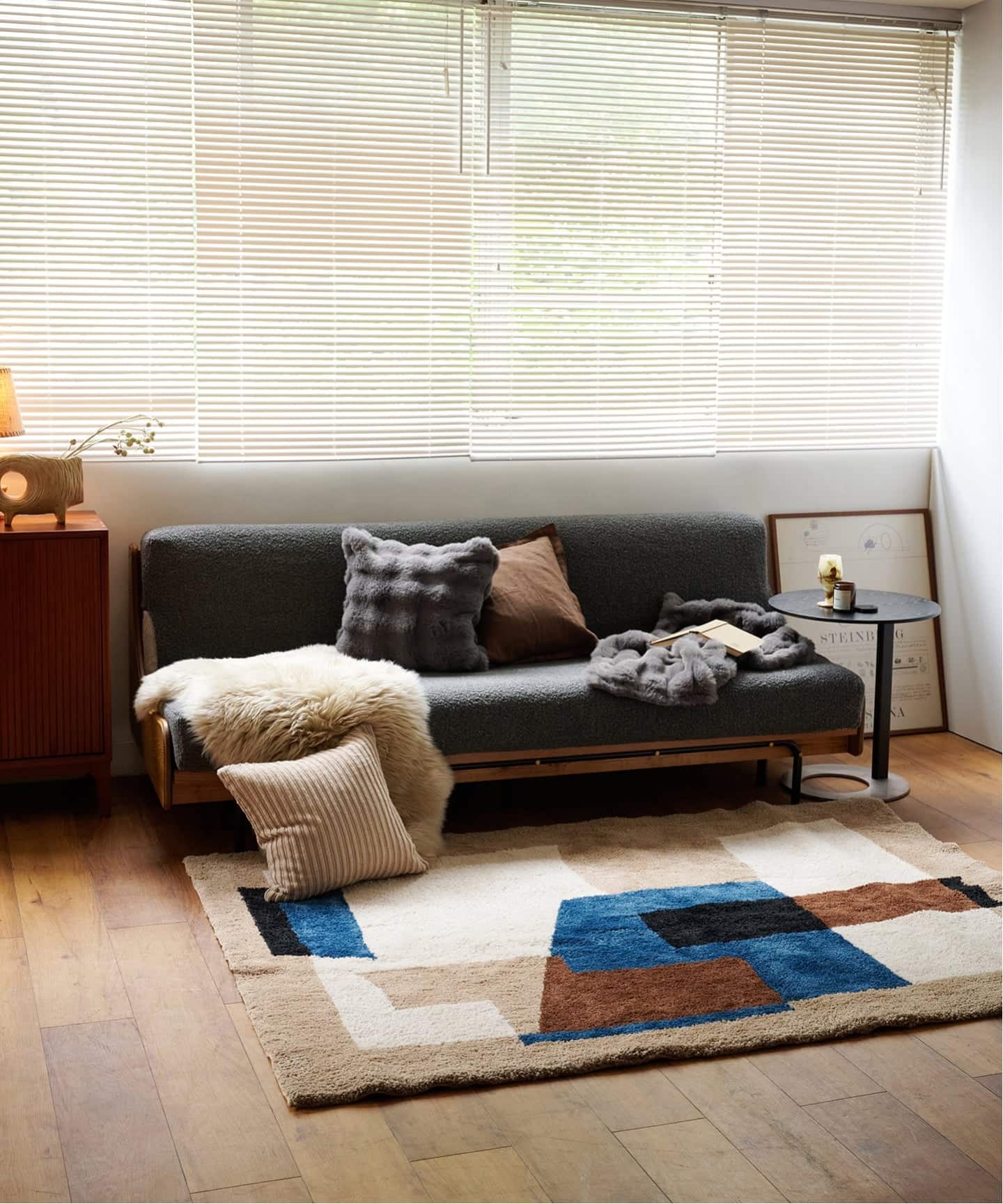 予約》GEOMETRIC RUG 140×200 ジオメトリックラグ（ラグ・マット