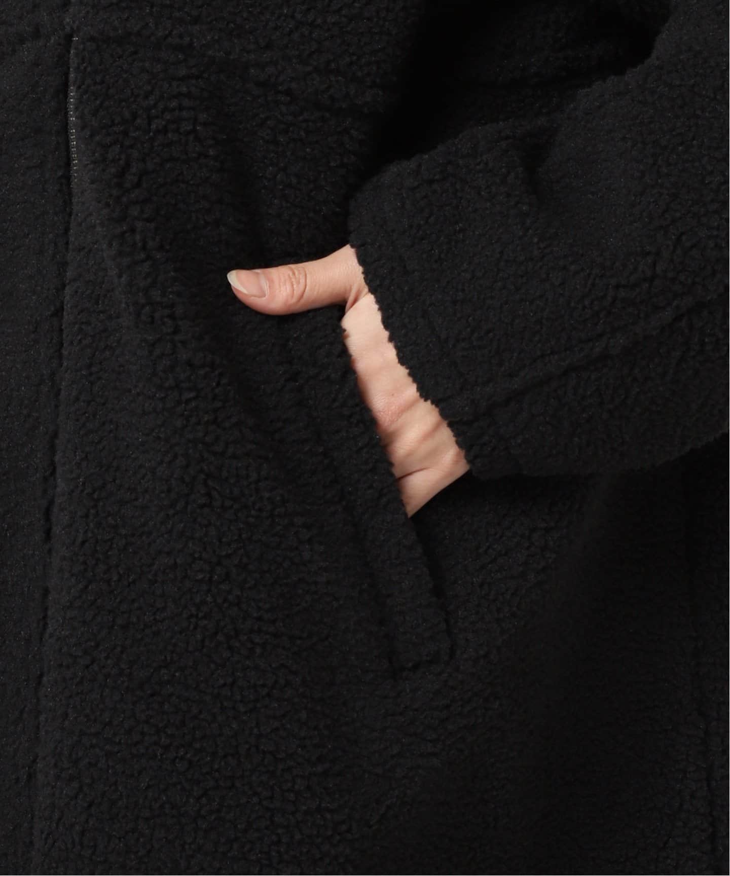 □《WEB限定追加》ボアフードコート（ボア・フリース）｜JOURNAL