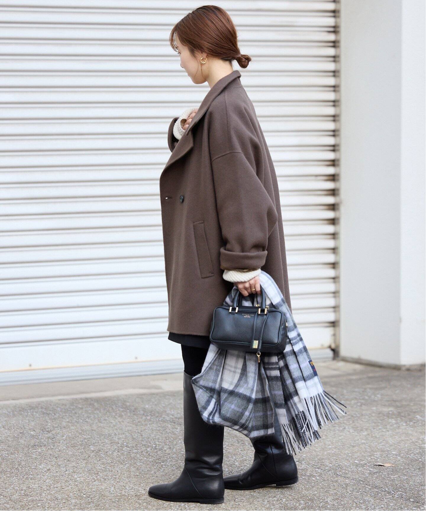 ダブルフェイススタンドコート（その他ブルゾン／アウター）｜SLOBE