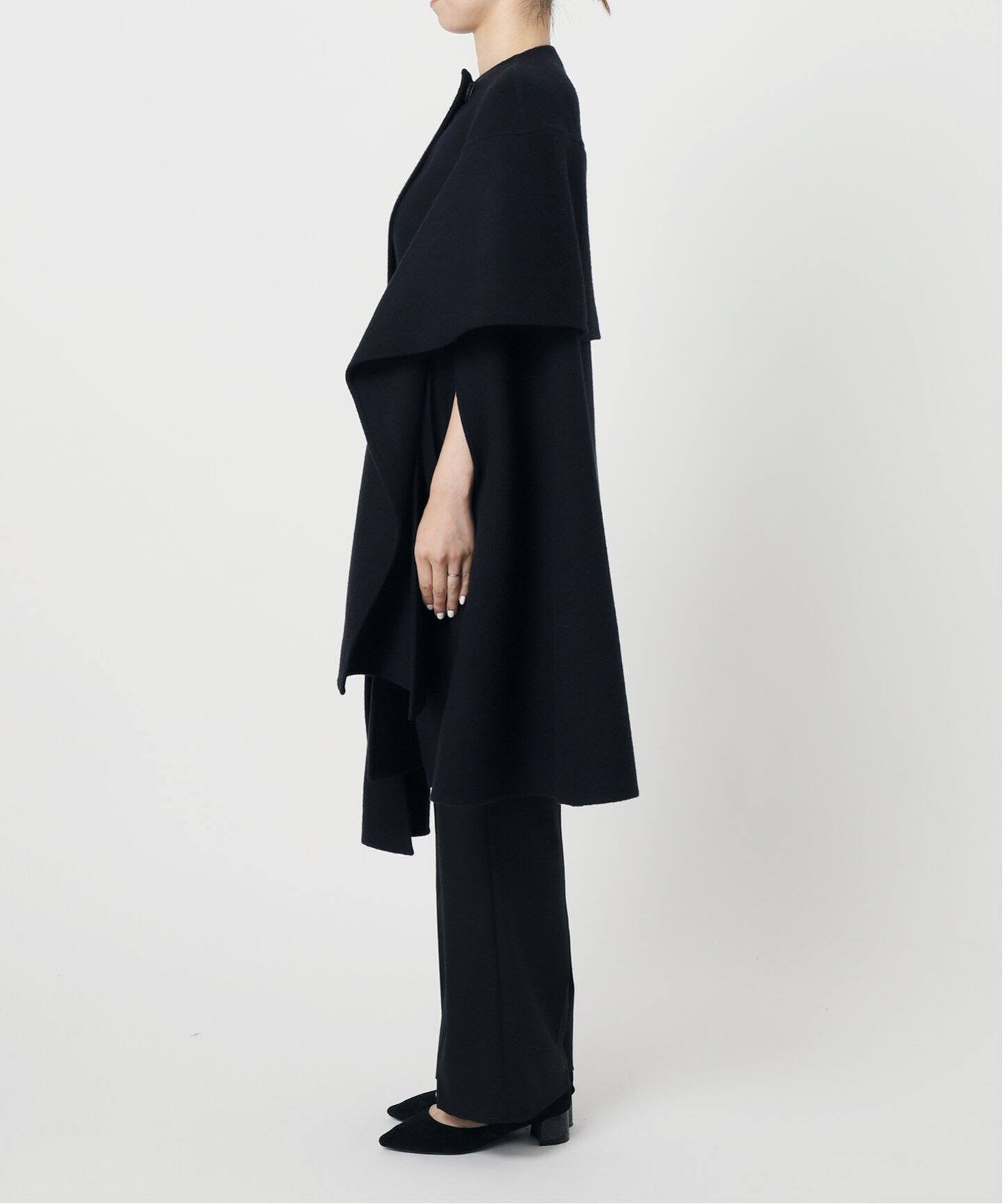 Super140s マントコート（ポンチョ・マント）｜VERMEIL par iena