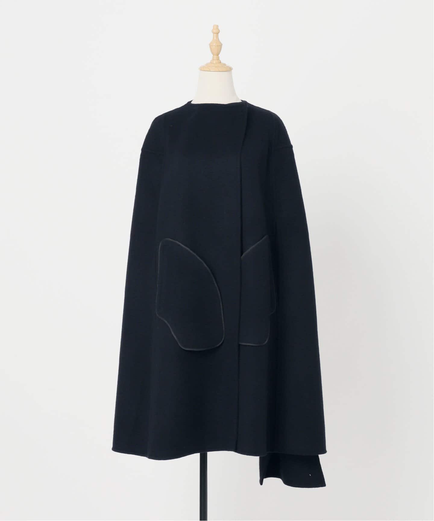 Super140s マントコート（ポンチョ・マント）｜VERMEIL par iena