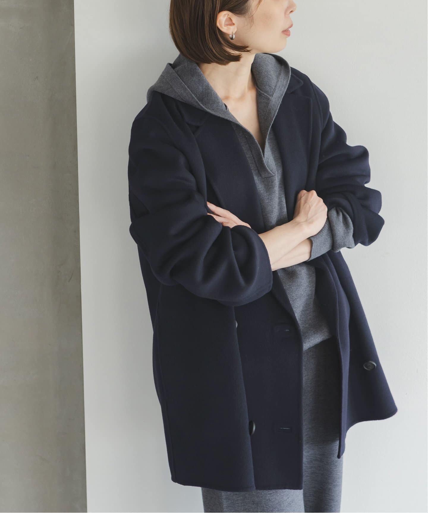 Super160sチェスターミドルコート（チェスターコート）｜NOBLE