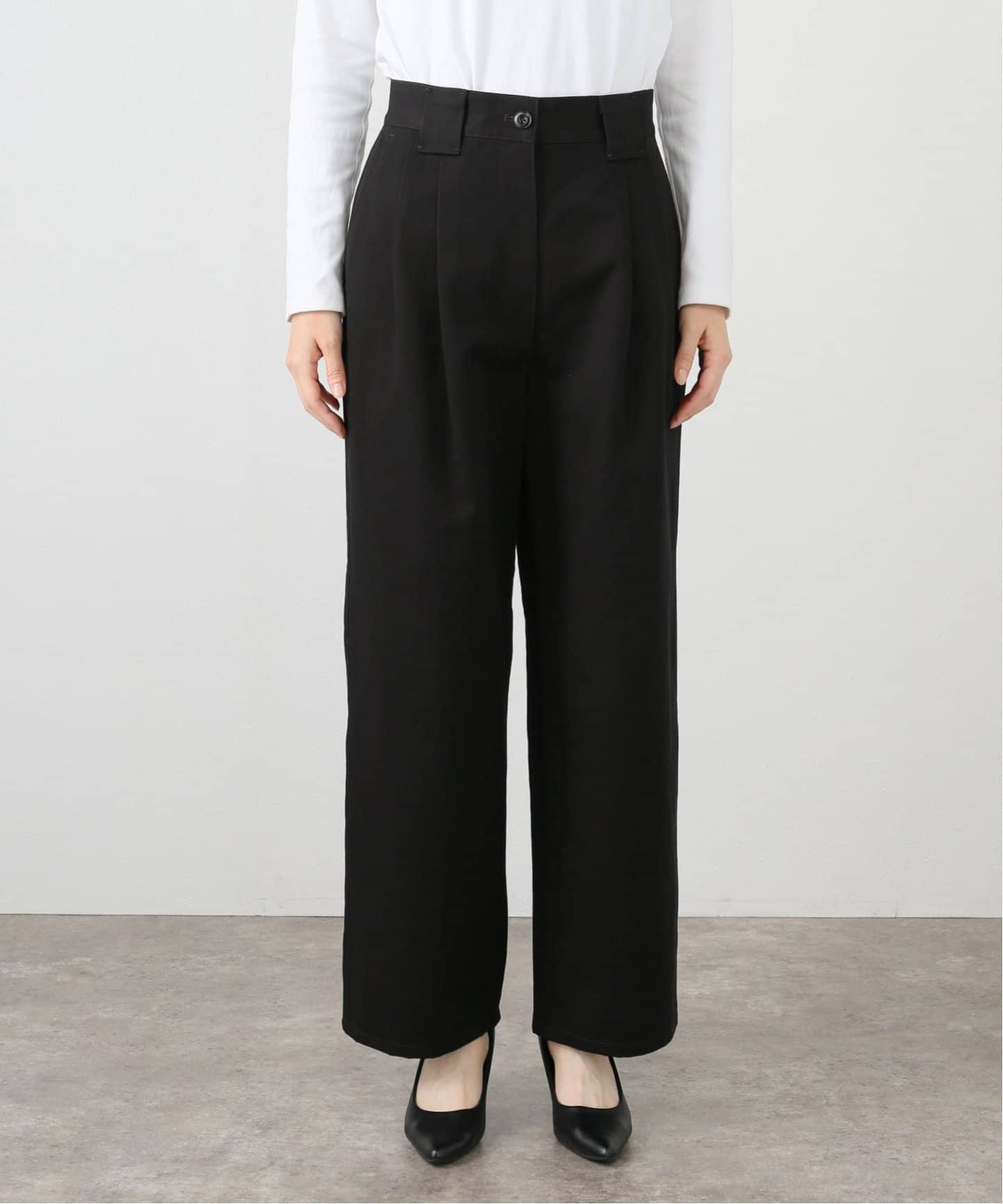 TODAYFUL/トゥデイフル】ダブルタックチノパンツ（スラックス