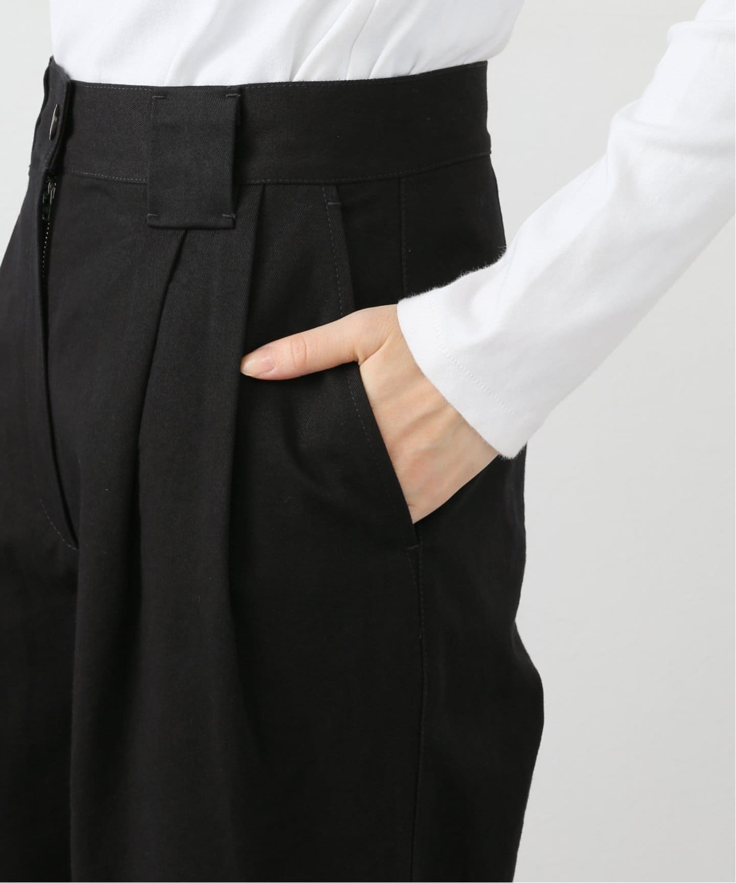 トゥデイフル チノパンtodayfulイージーチノパンツ(エクリュ36