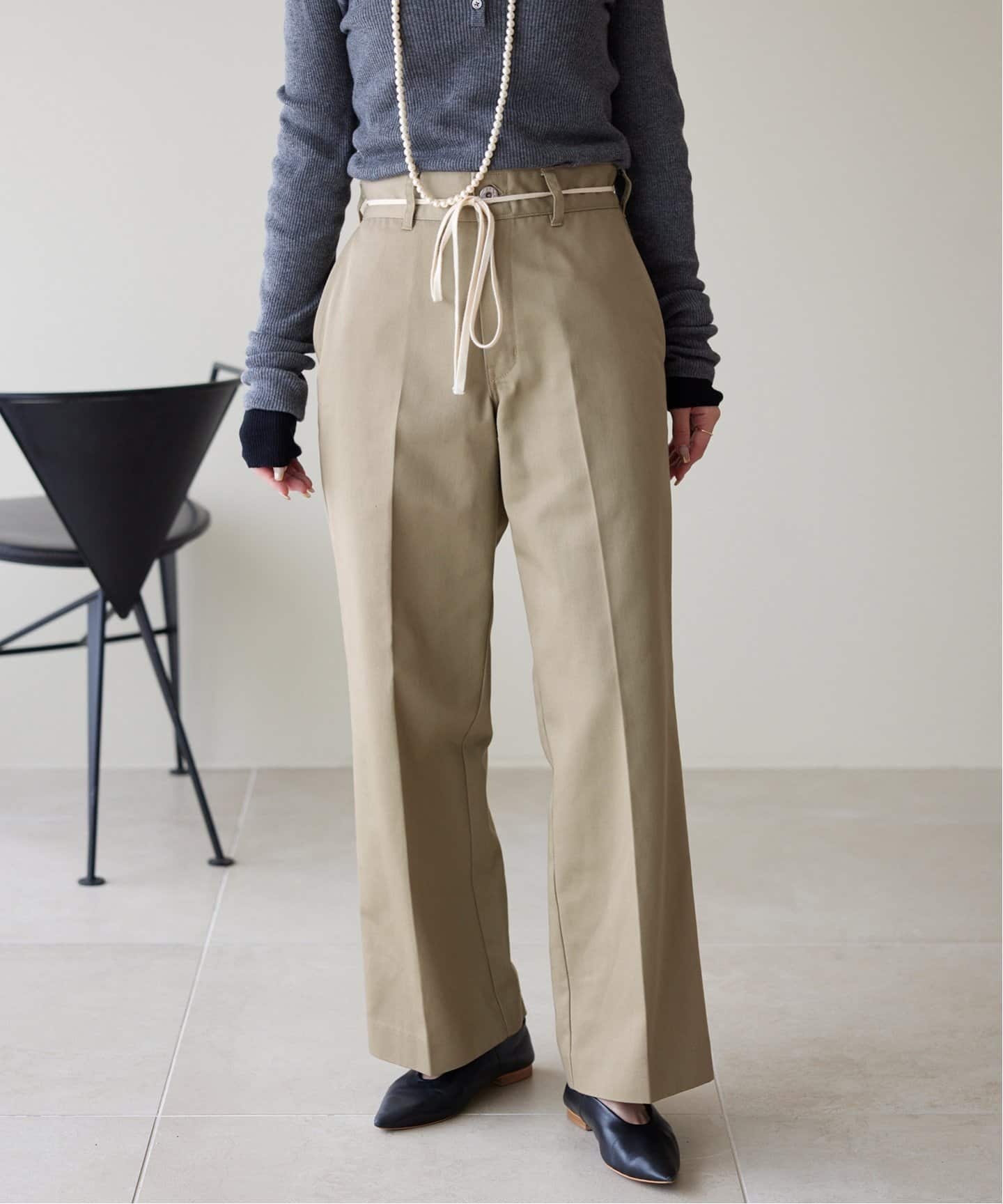 Dickies/ディッキーズ SLOBE別注 ハイウエストスラックス（スラックス