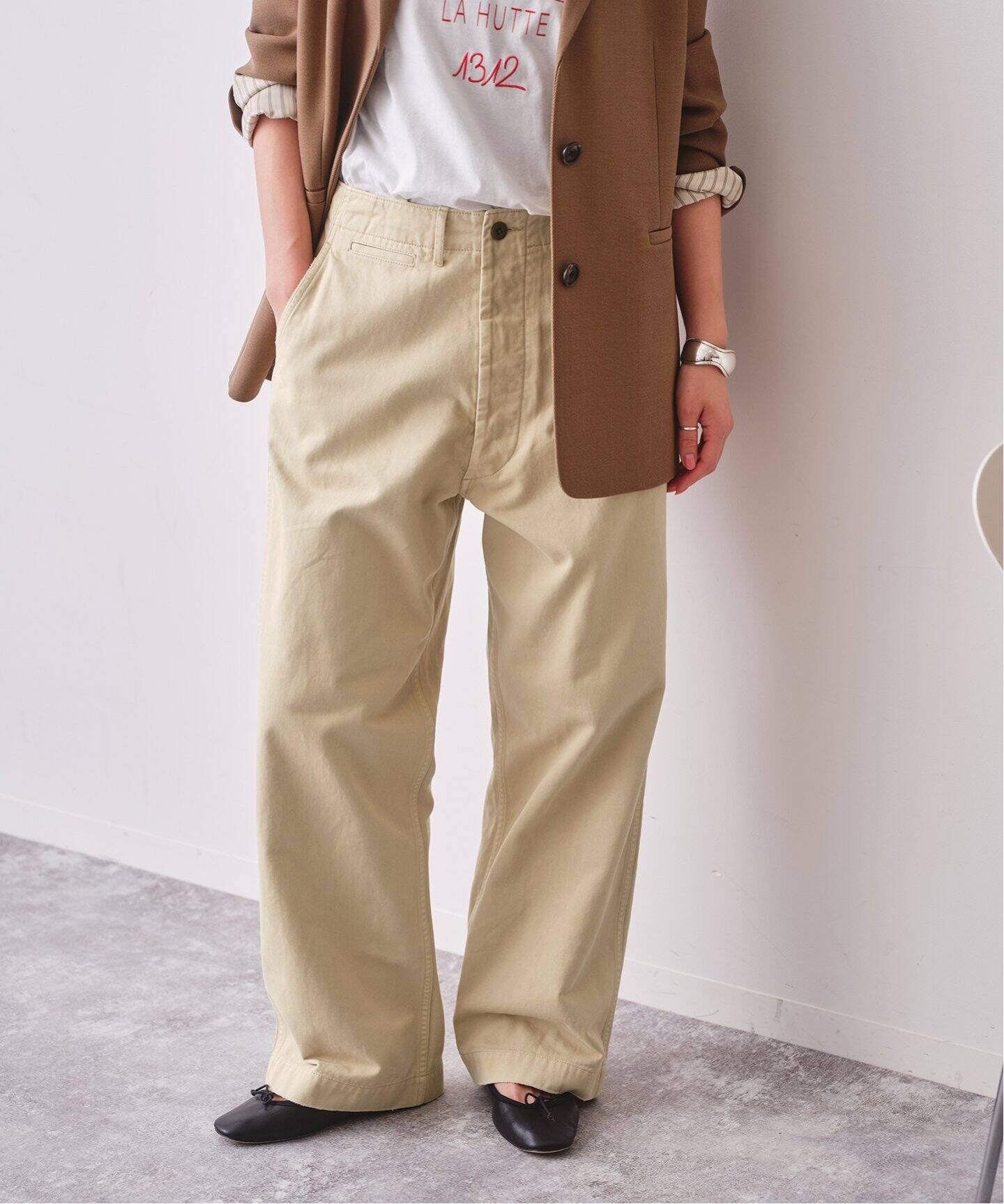 Higuchi×S チノワイドパンツ（チノパンツ）｜Spick and Span（スピック