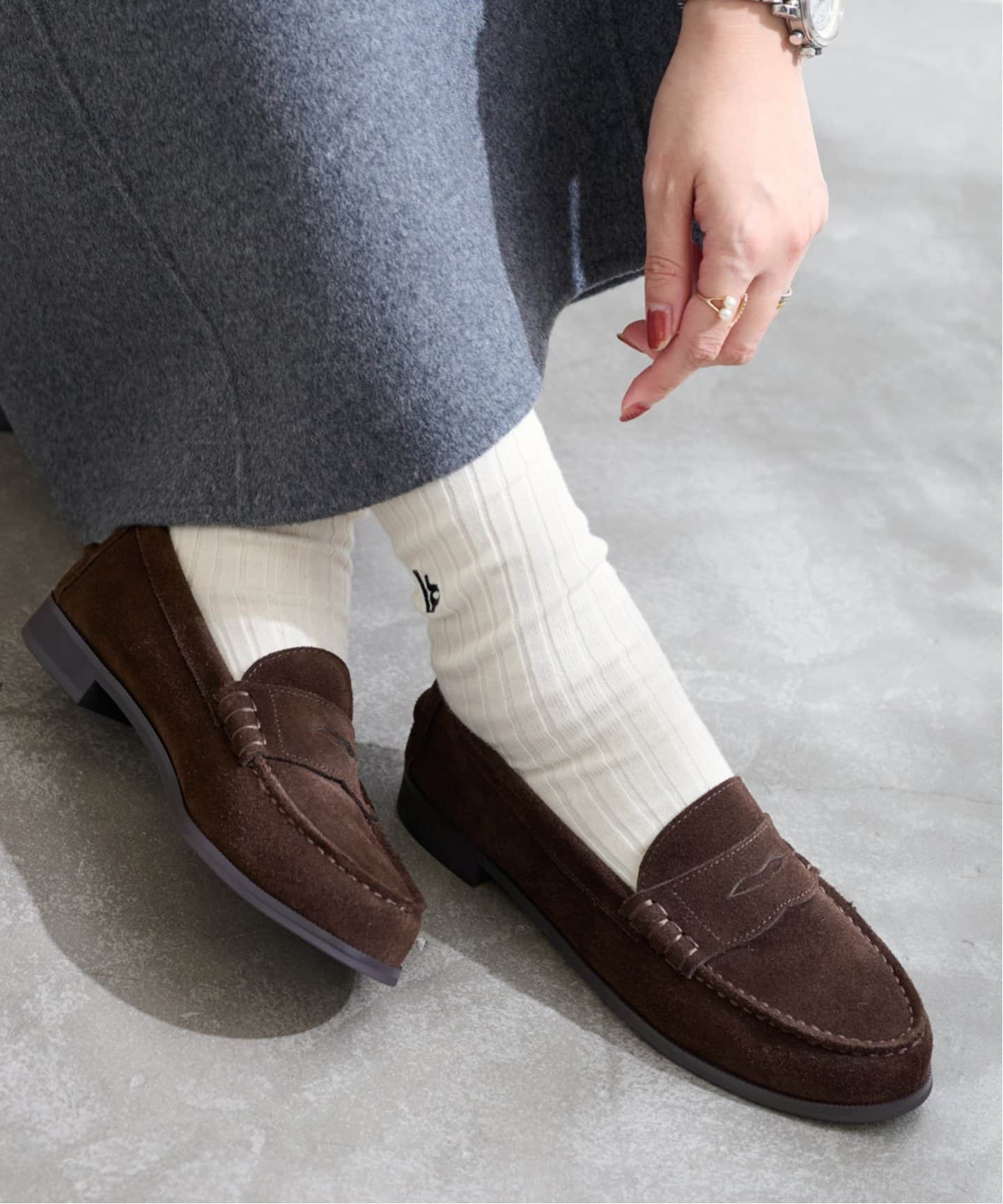 レザースエードローファー（ローファー）｜LE TALON（ル タロン）の