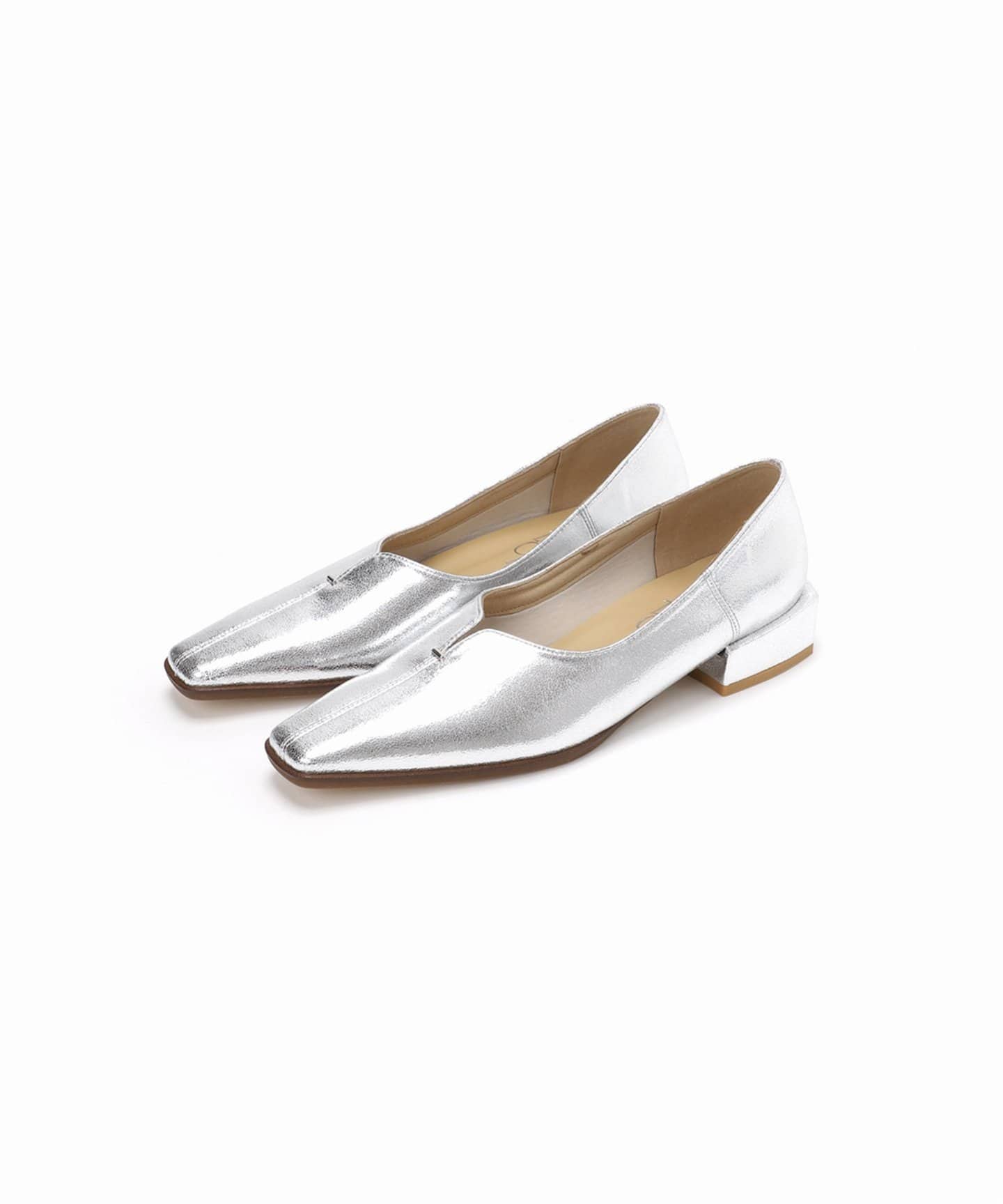 2.5cmスクエアスリットソフトフラット（フラットシューズ）｜LE TALON