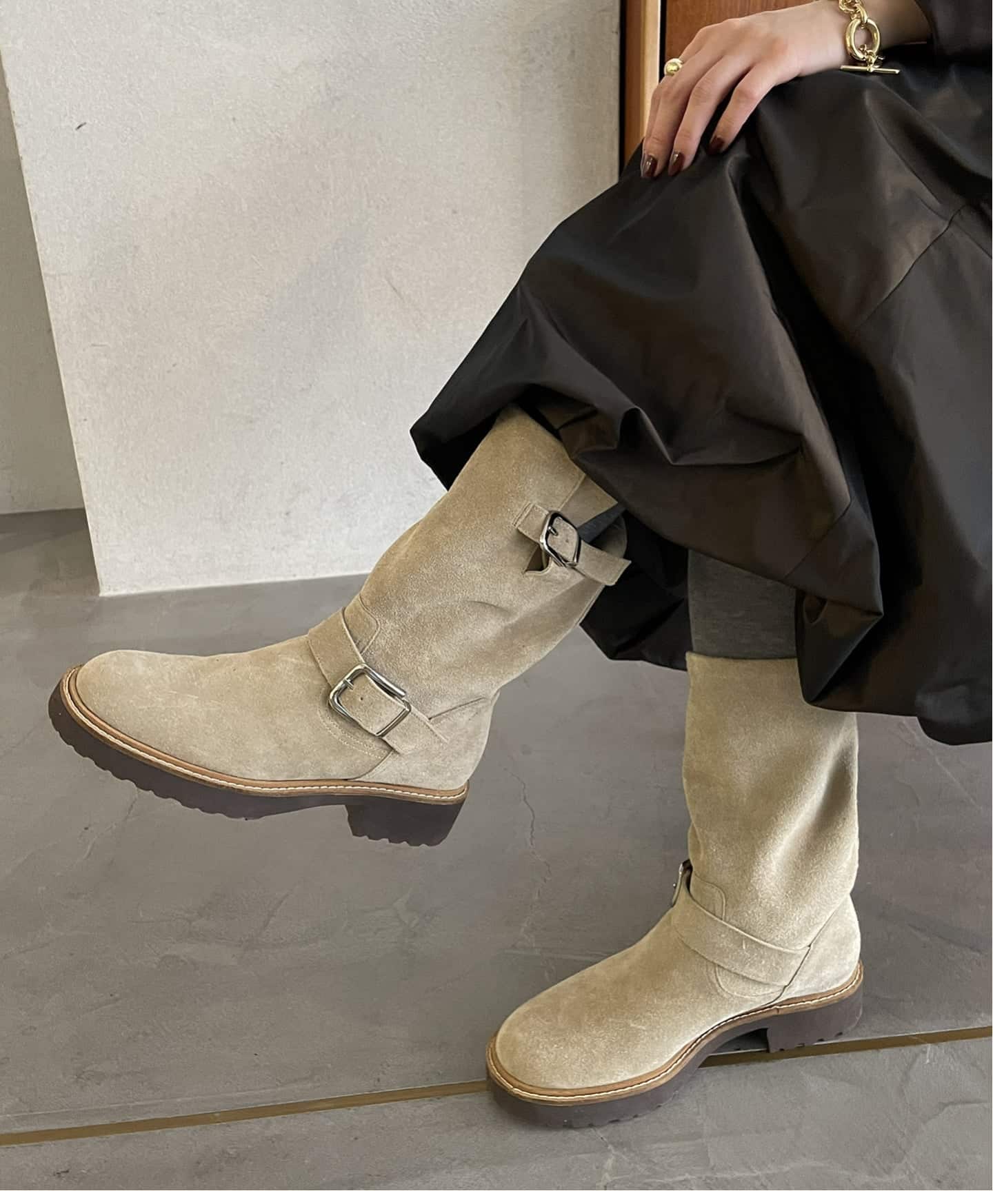 追加》レザーエンジニアブーツ（ブーティ・ショートブーツ）｜LE TALON