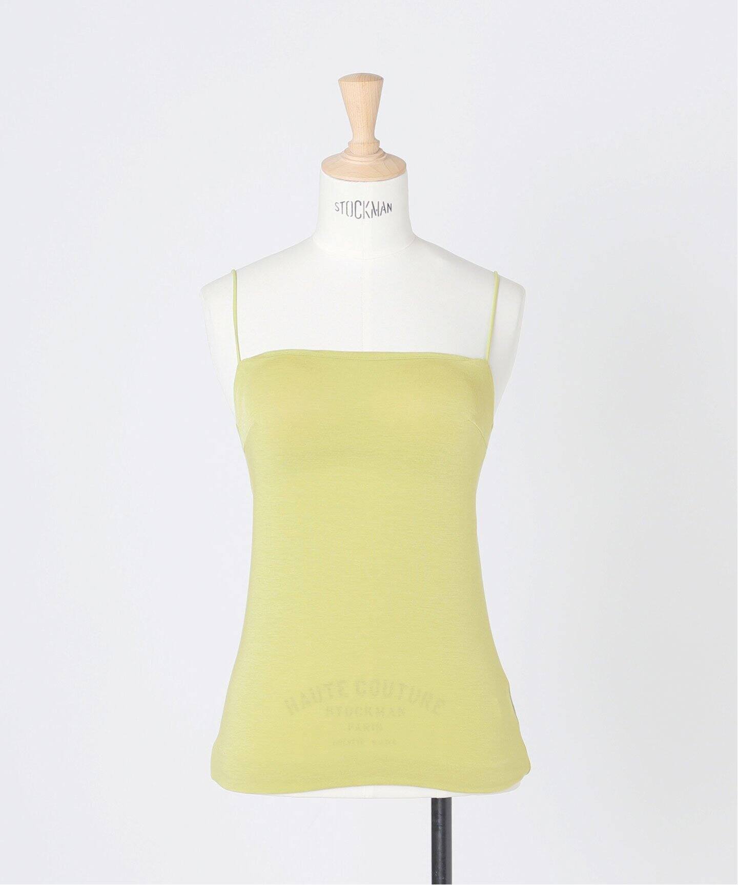 ACTIVE】Bamboo ストレッチキャミソール（ベージュ、グリーン