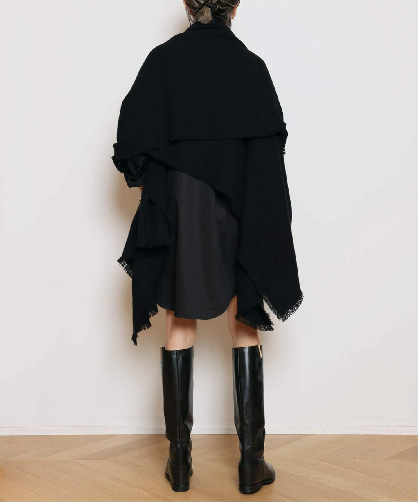 Col Pierrot/コルピエロ】Shirts ワンピース（BLACK）（シャツ