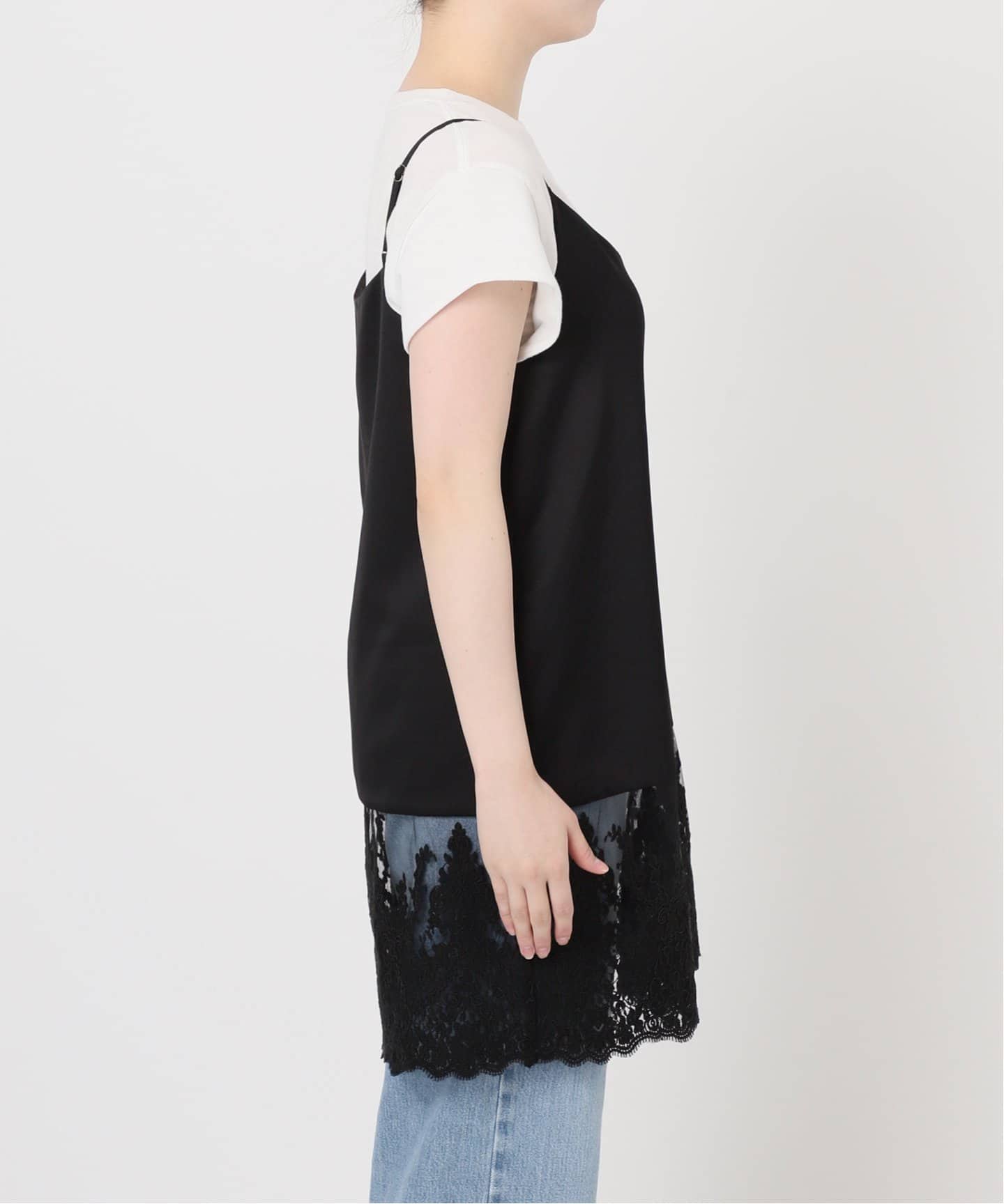 Satinレース キャミソールワンピース（ワンピース）｜IENA（イエナ）の