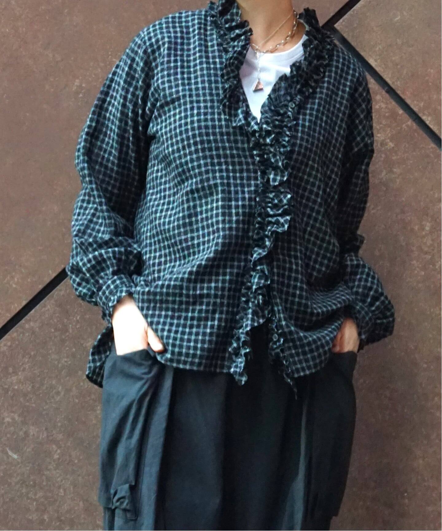 リファイン フリルブラウス（シャツ／ブラウス）｜journal standard