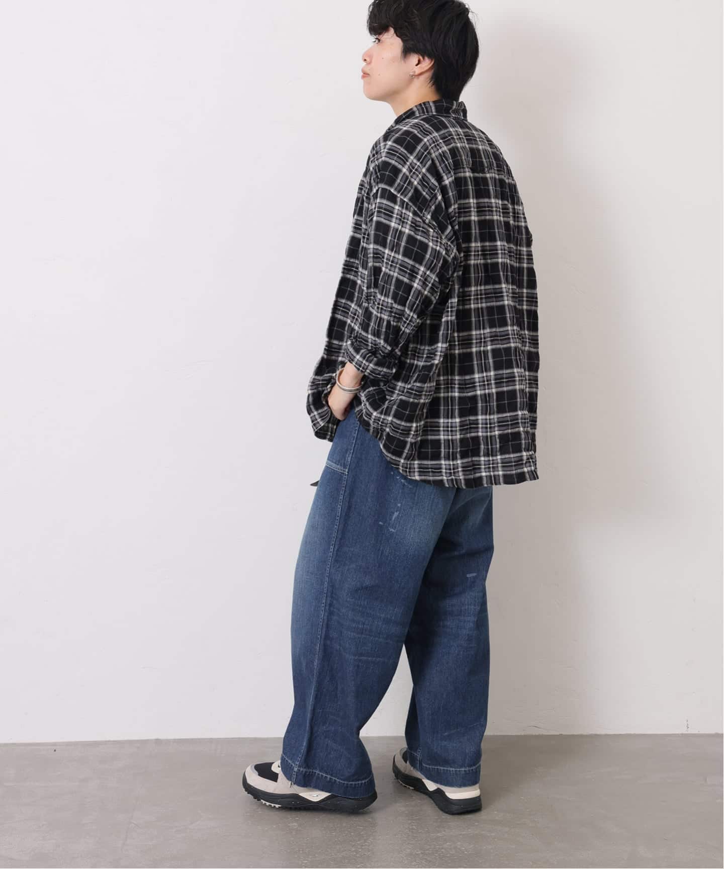 シャーリングチェック Big-BD-シャツ（シャツ／ブラウス）｜journal