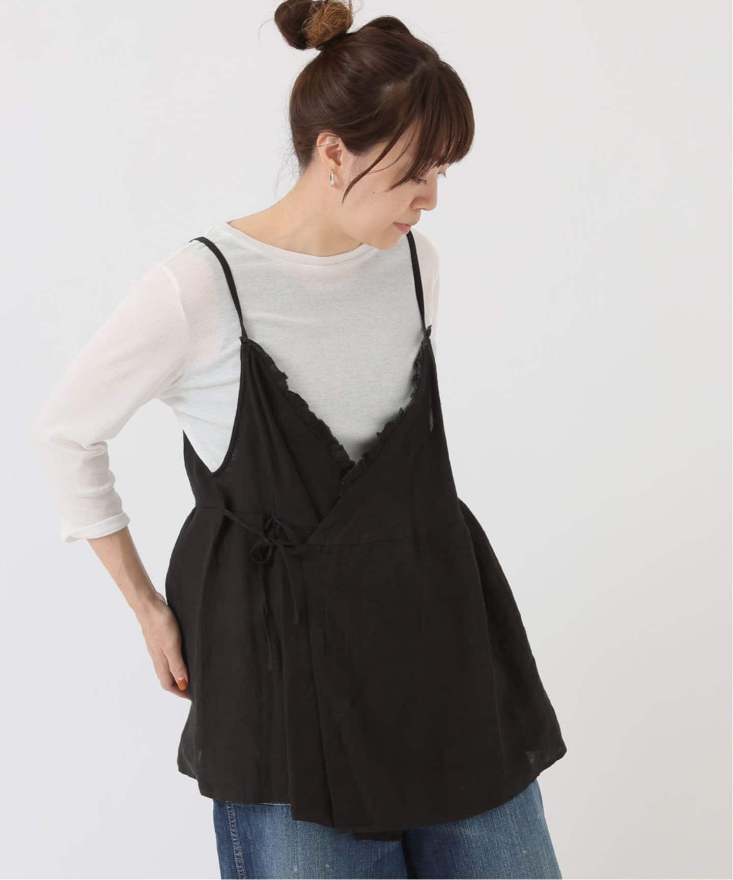 追加》60リネン キャミブラウス（シャツ／ブラウス）｜journal