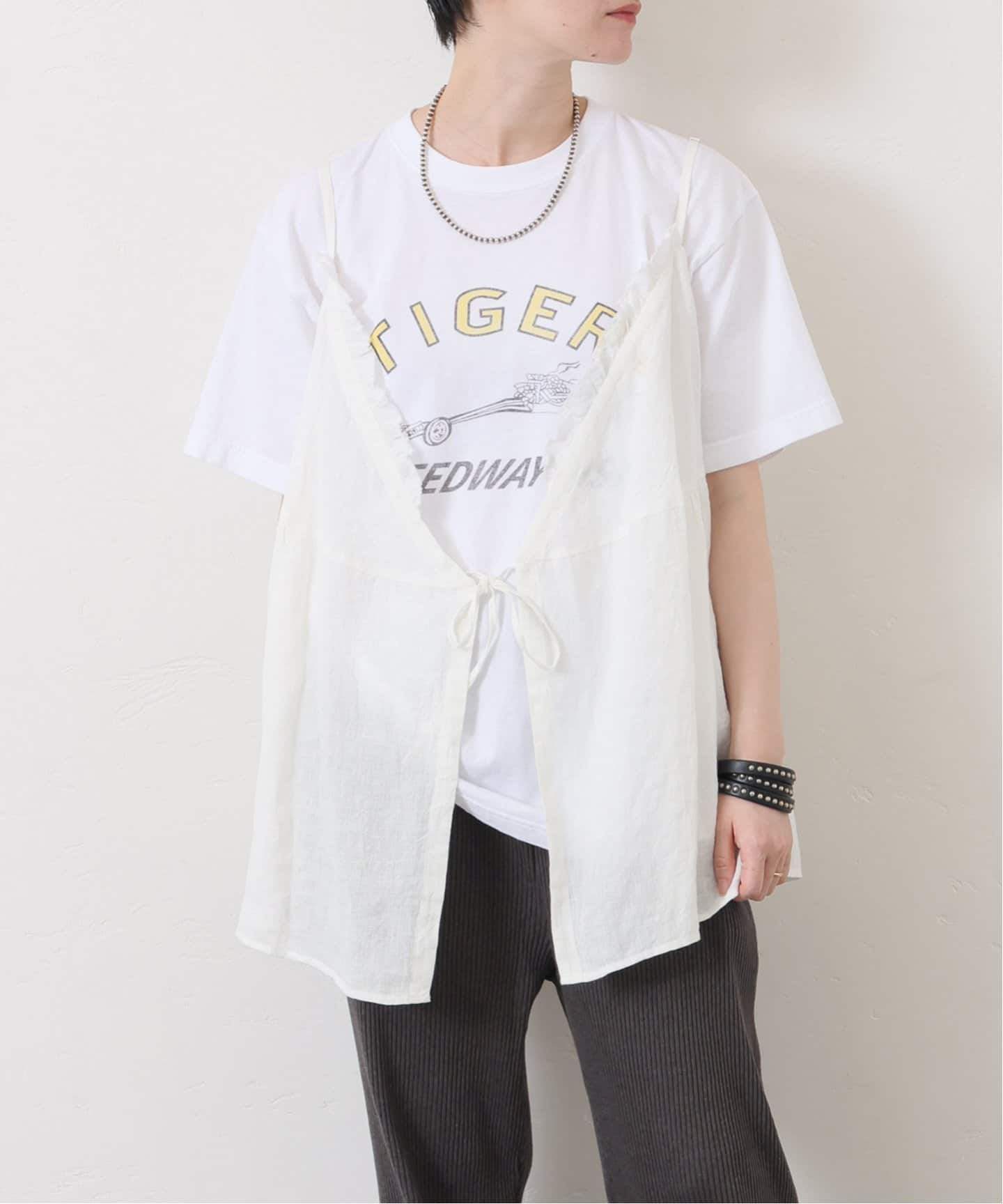 追加》60リネン キャミブラウス（シャツ／ブラウス）｜journal