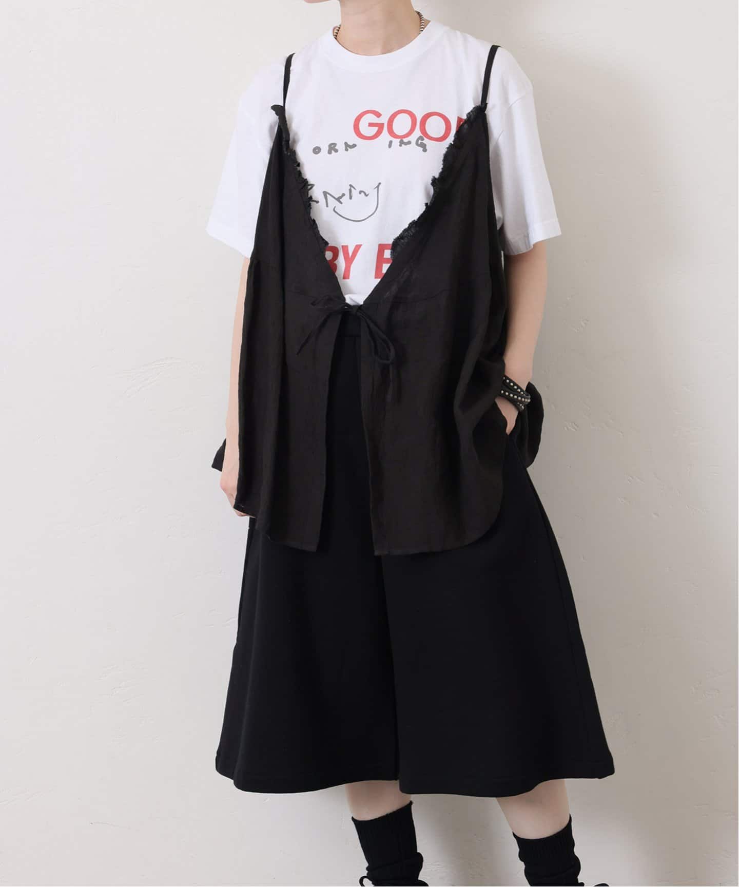 追加》60リネン キャミブラウス（シャツ／ブラウス）｜journal