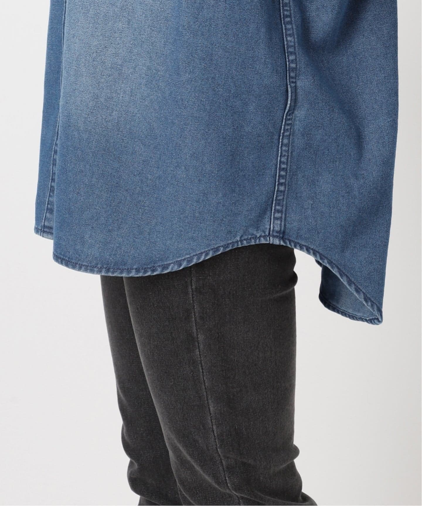 WEB限定追加》デニムオーバーサイズシャツ（シャツ／ブラウス