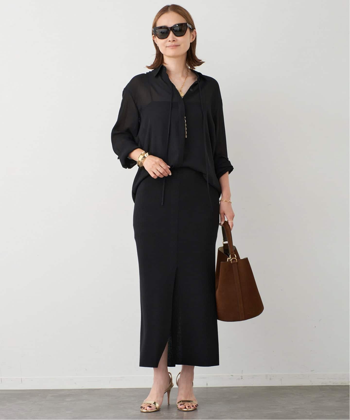 トリアセ シフォン シャツ（シャツ／ブラウス）｜Deuxieme Classe