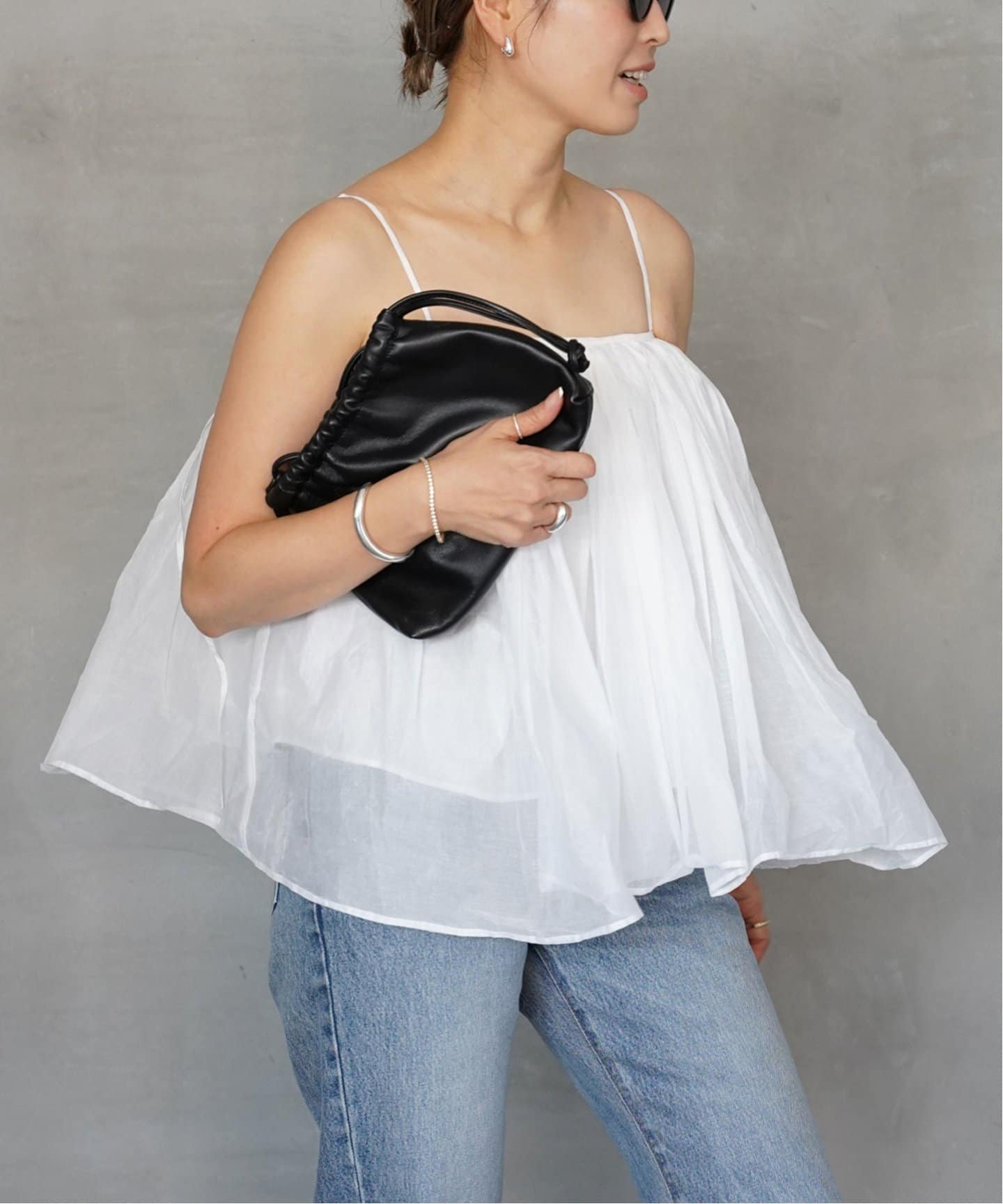 MARILYN MOON/マリリンムーン】dramatic cami Blouse（シャツ