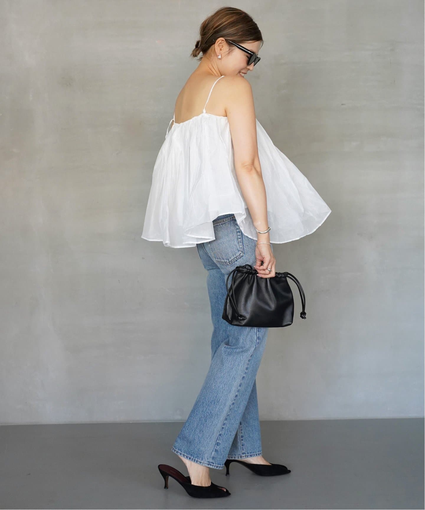 MARILYN MOON/マリリンムーン】dramatic cami Blouse（シャツ