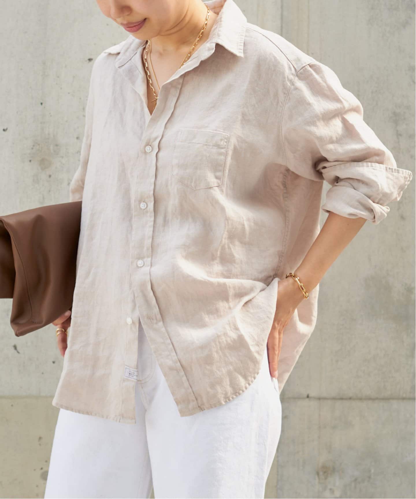 FRANK&EILEEN/フランクアンドアイリーン】EILEEN/WASHED LINEN（シャツ