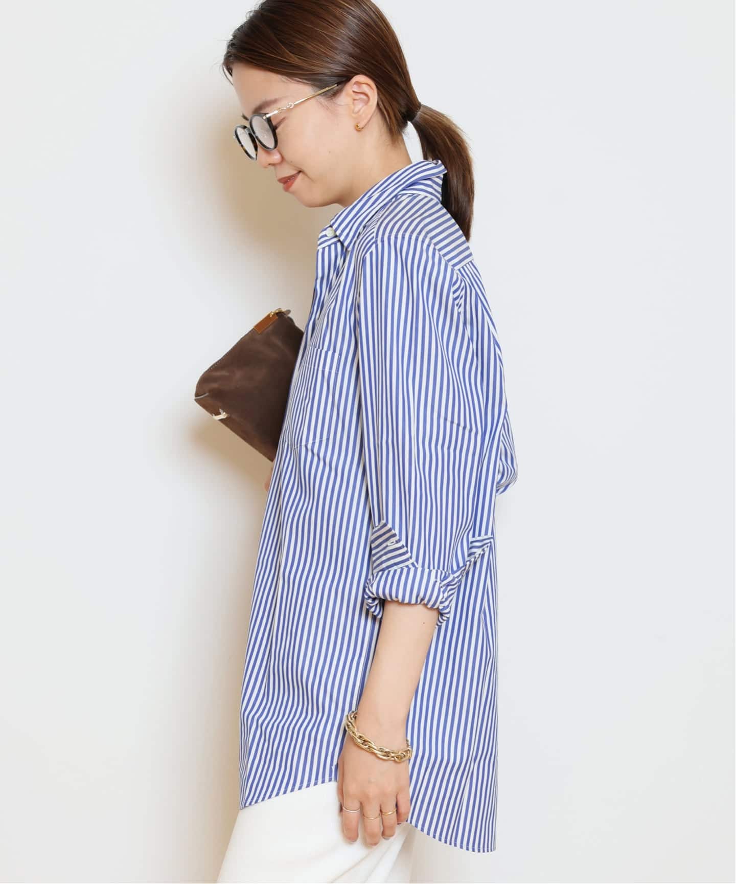 ワイヤーウォッシュシャツ（シャツ／ブラウス）｜MUSE de Deuxieme