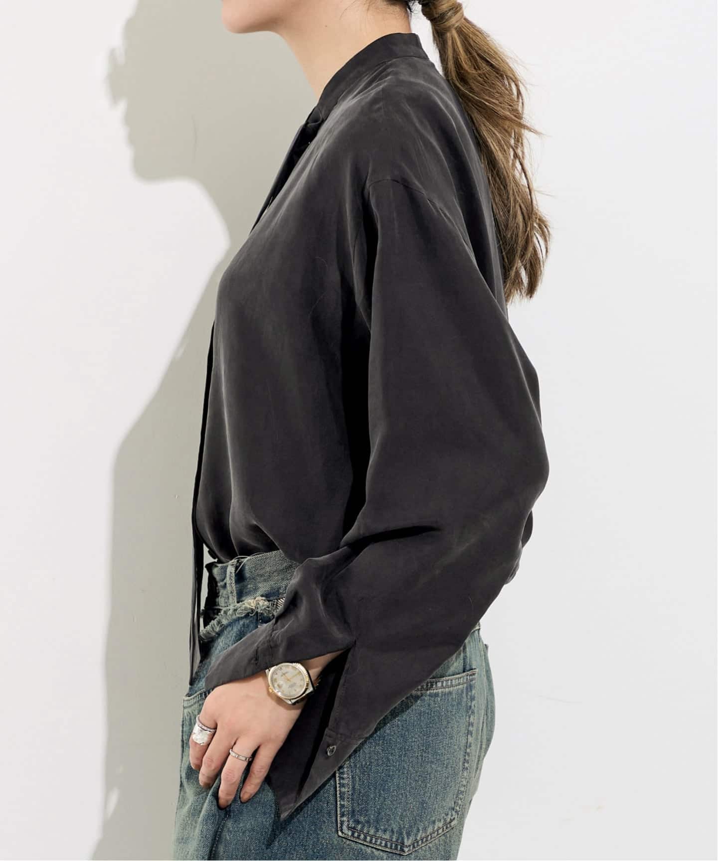 SILK BOWTIE BLOUSE（シャツ／ブラウス）｜L'Appartement