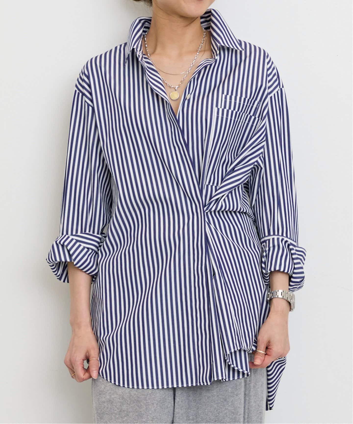 ELEGANT SHIRT(STRIPE)（シャツ／ブラウス）｜L'Appartement