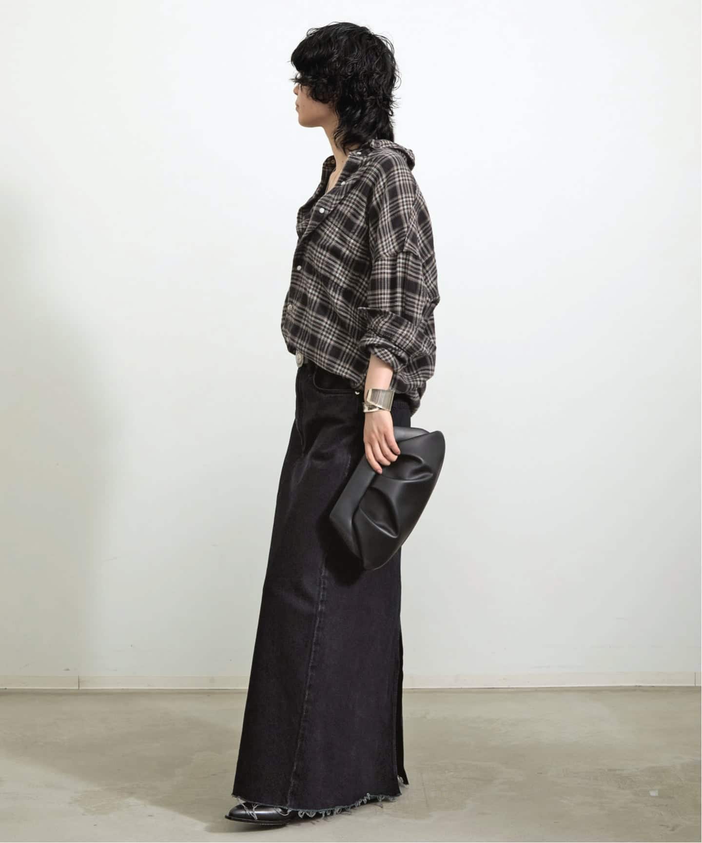 REMI RELIEF/レミ レリーフ】 CHECK SHIRT（シャツ／ブラウス）｜L