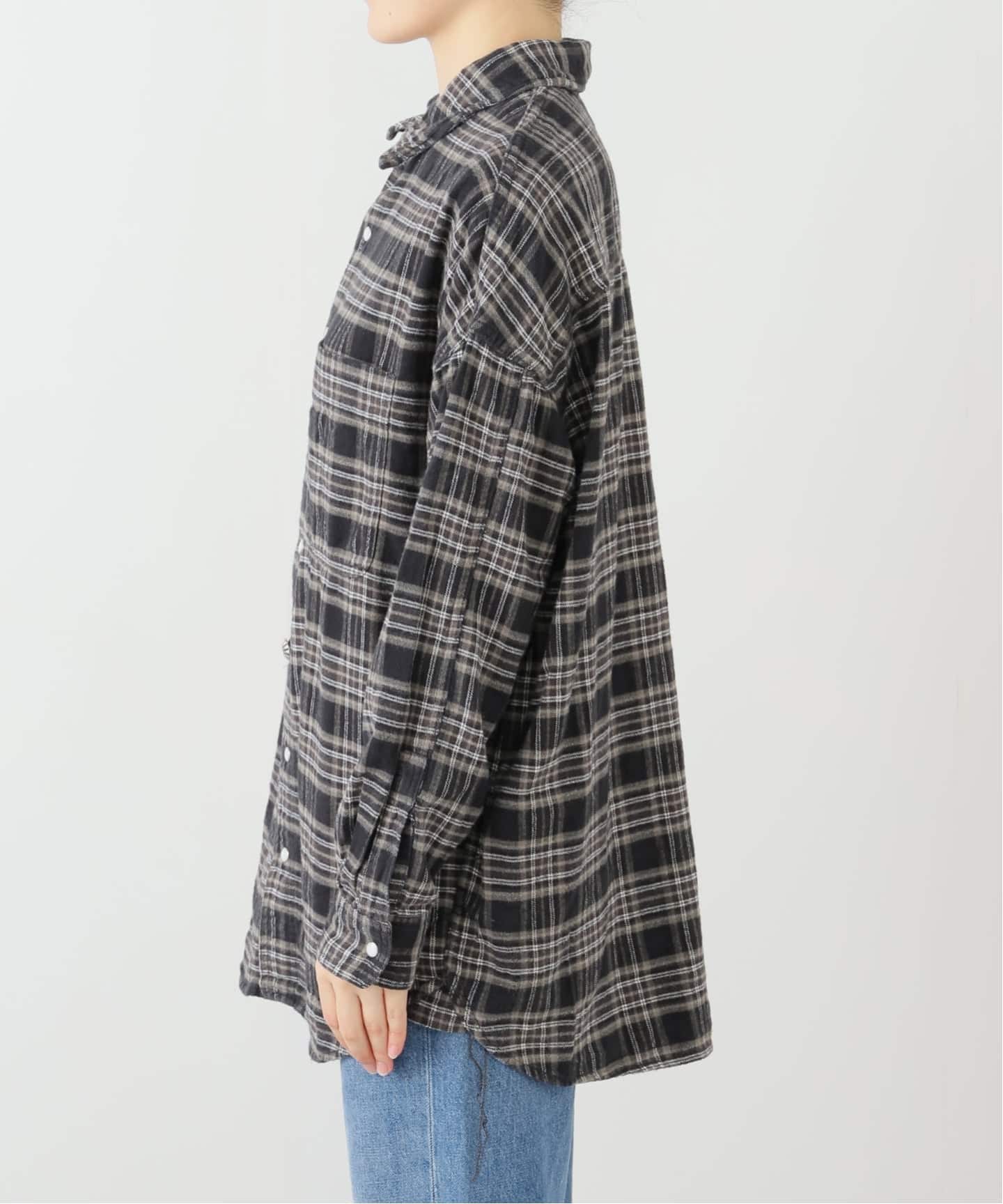 REMI RELIEF/レミ レリーフ】 CHECK SHIRT（シャツ／ブラウス）｜L