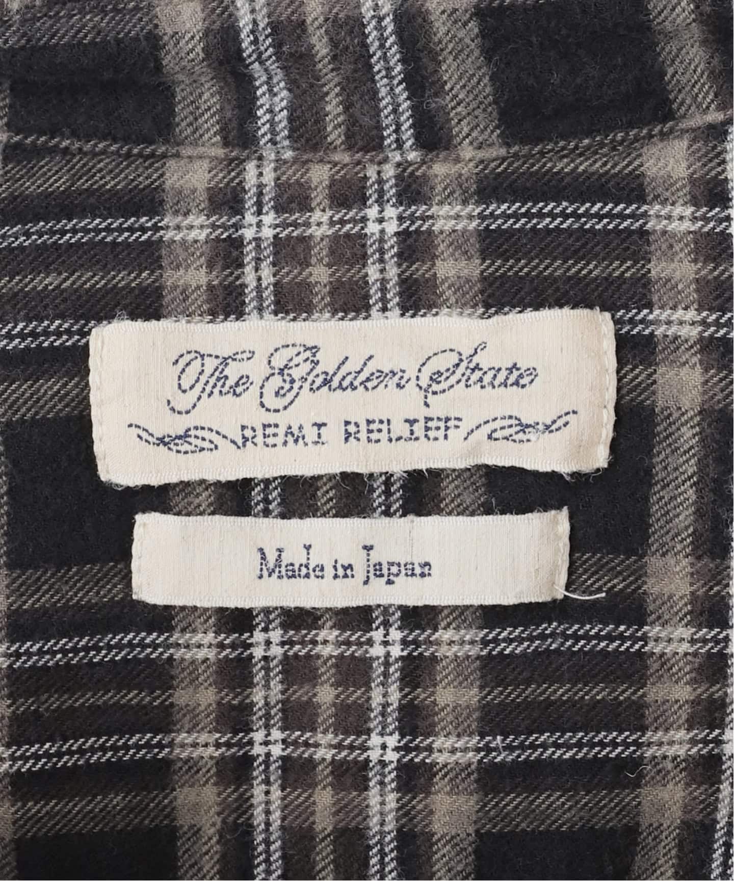 REMI RELIEF/レミ レリーフ】 CHECK SHIRT（シャツ／ブラウス）｜L