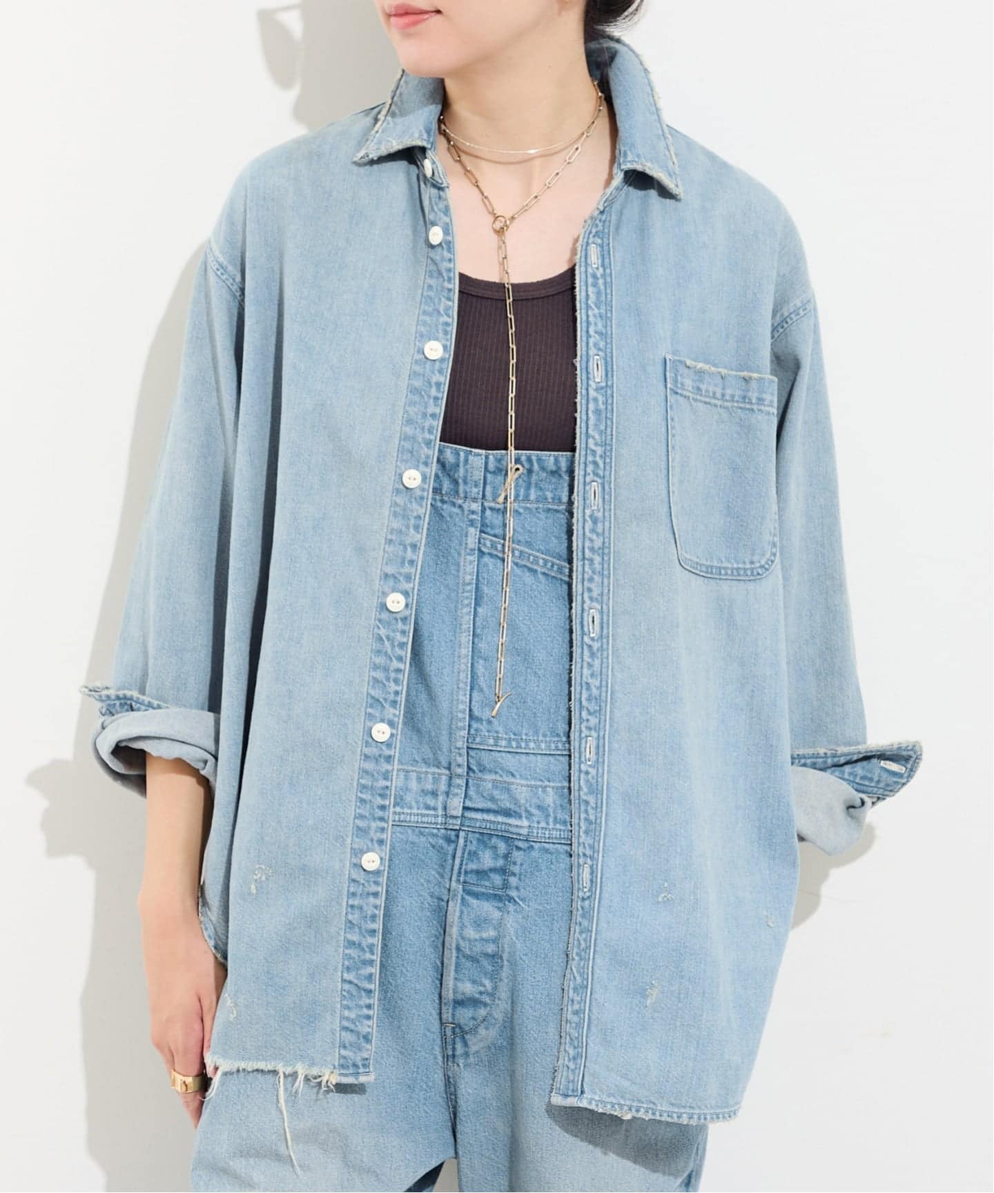 ATTICK BY JOHNBULL/アティック バイ ジョンブル】 USED DENIM SHIRTS