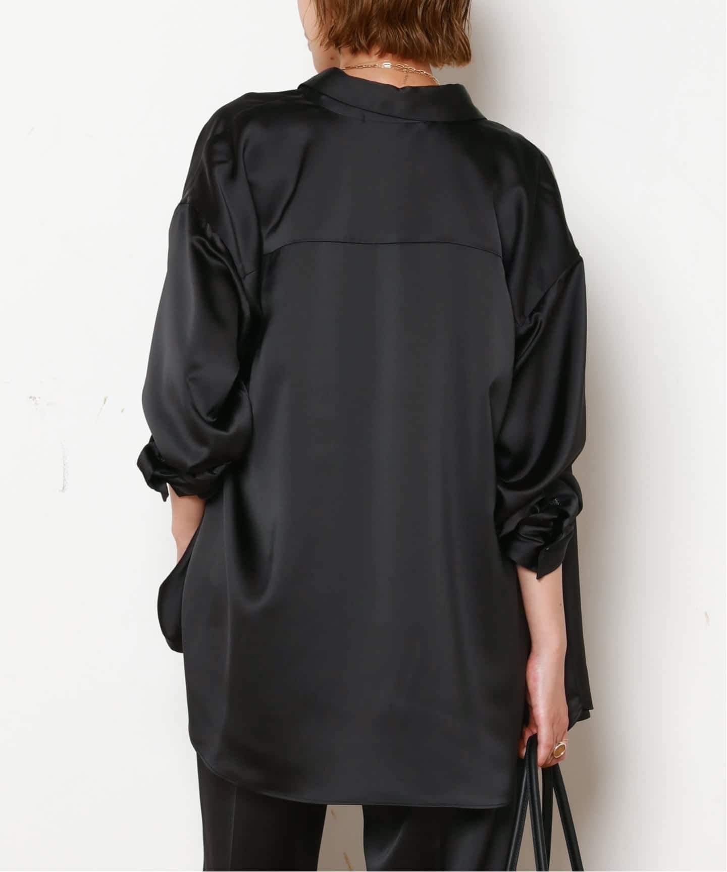 サテンシャツ（シャツ／ブラウス）｜AP STUDIO（エーピーストゥディオ