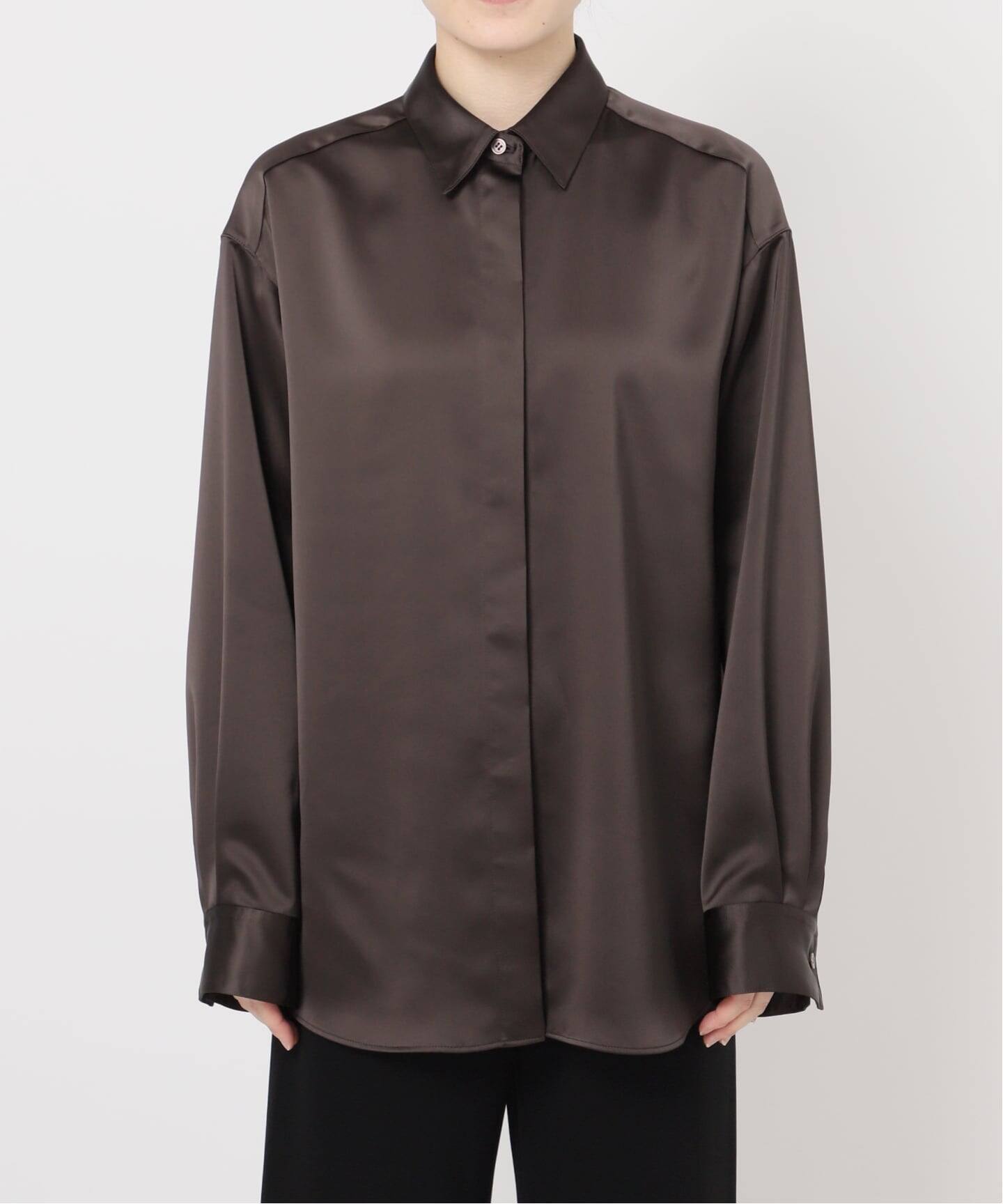 サテンシャツ（シャツ／ブラウス）｜AP STUDIO（エーピーストゥディオ