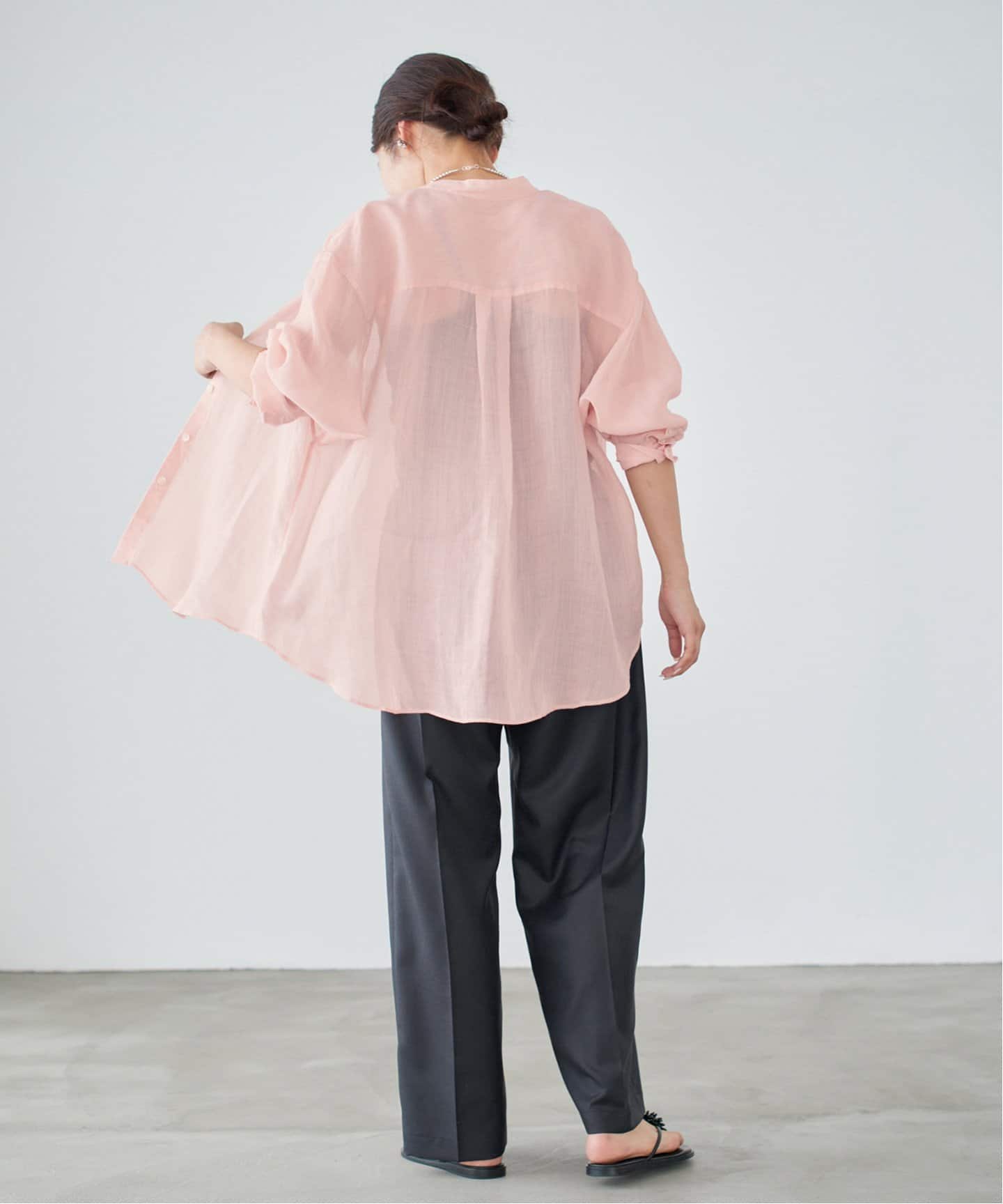 追加》ラミーバンドカラーシャツ（シャツ／ブラウス）｜IENA（イエナ