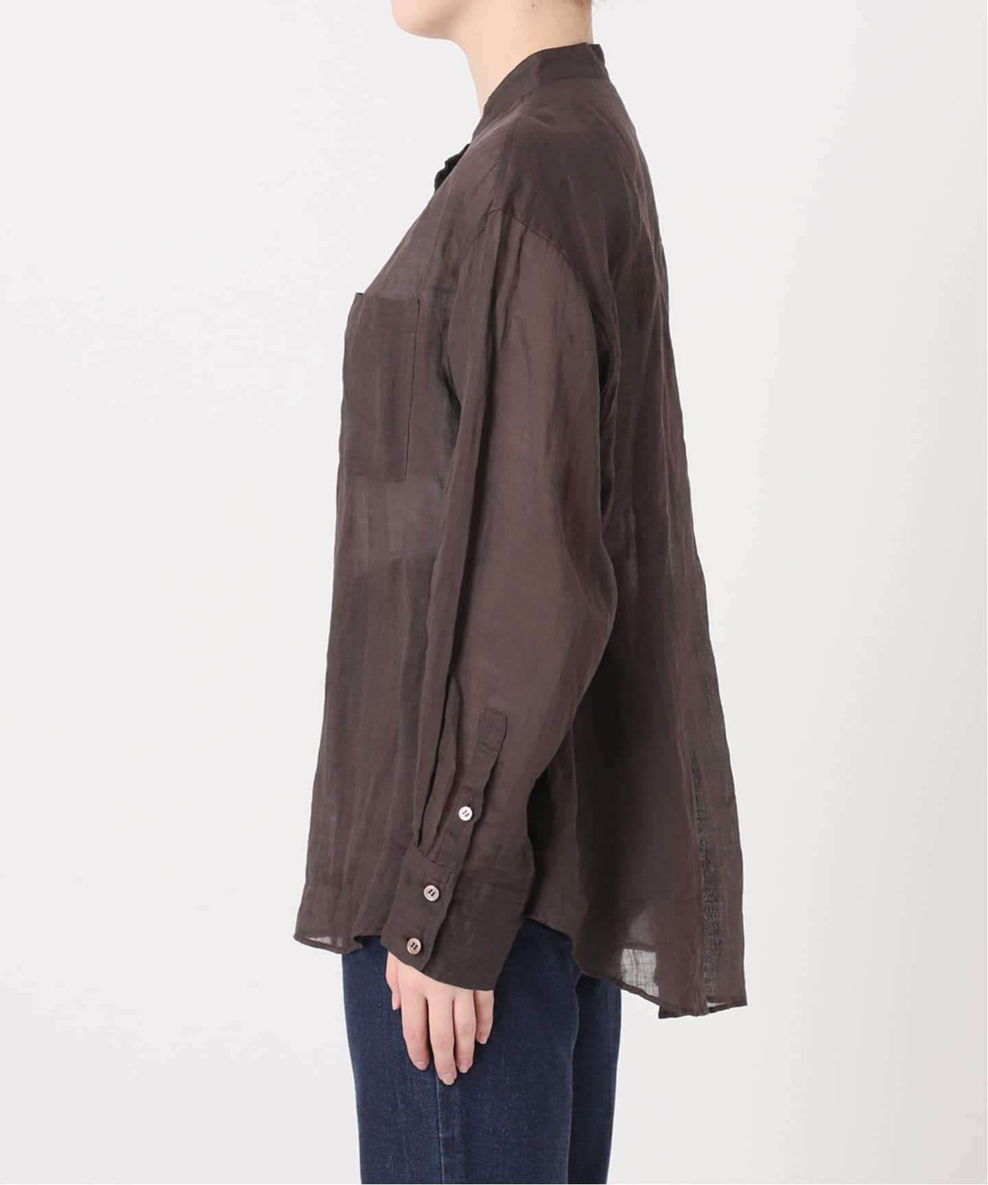 追加》ラミーバンドカラーシャツ（シャツ／ブラウス）｜IENA（イエナ