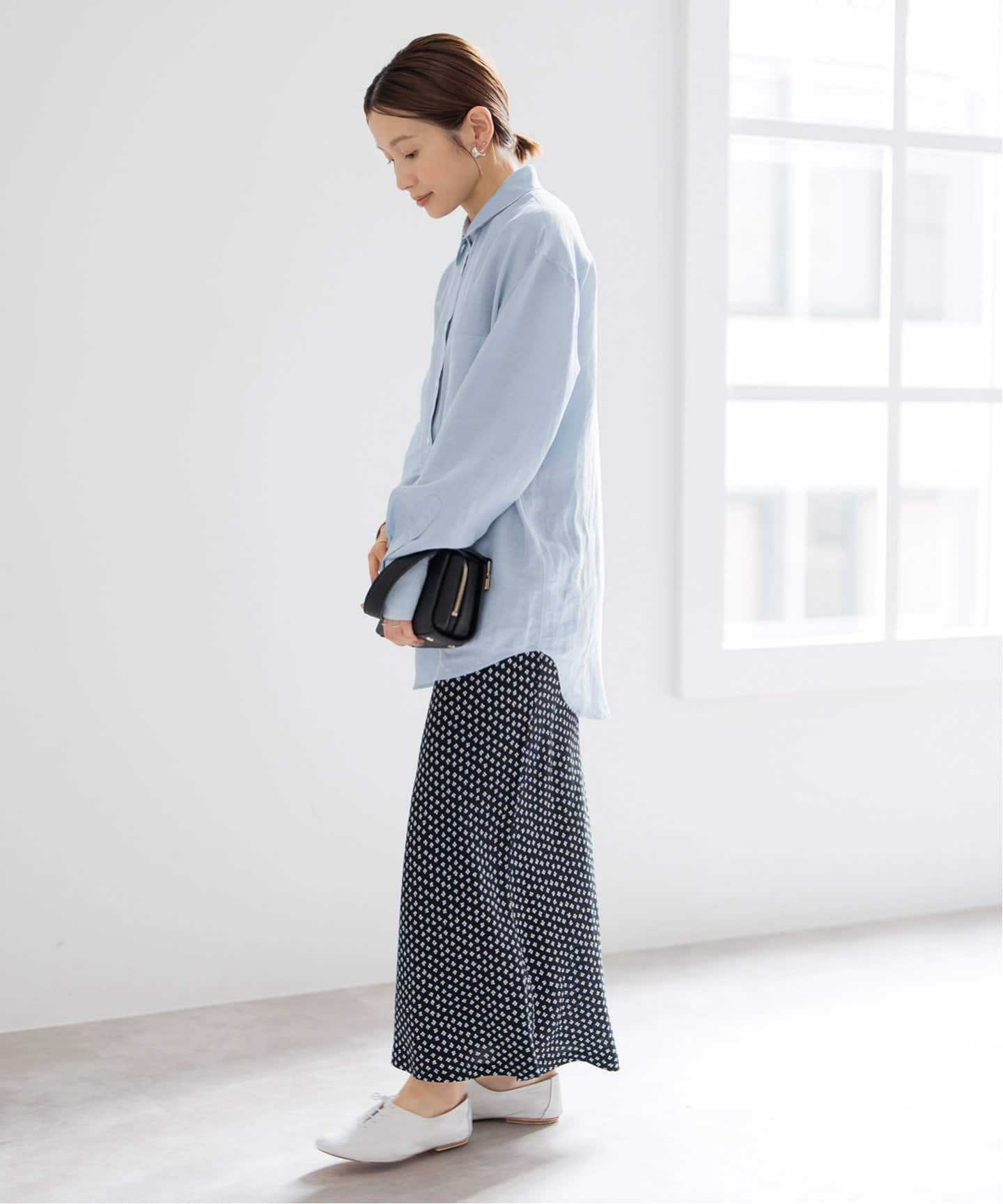 ラミーリヨセルロングシャツ（シャツ／ブラウス）｜IENA（イエナ）の