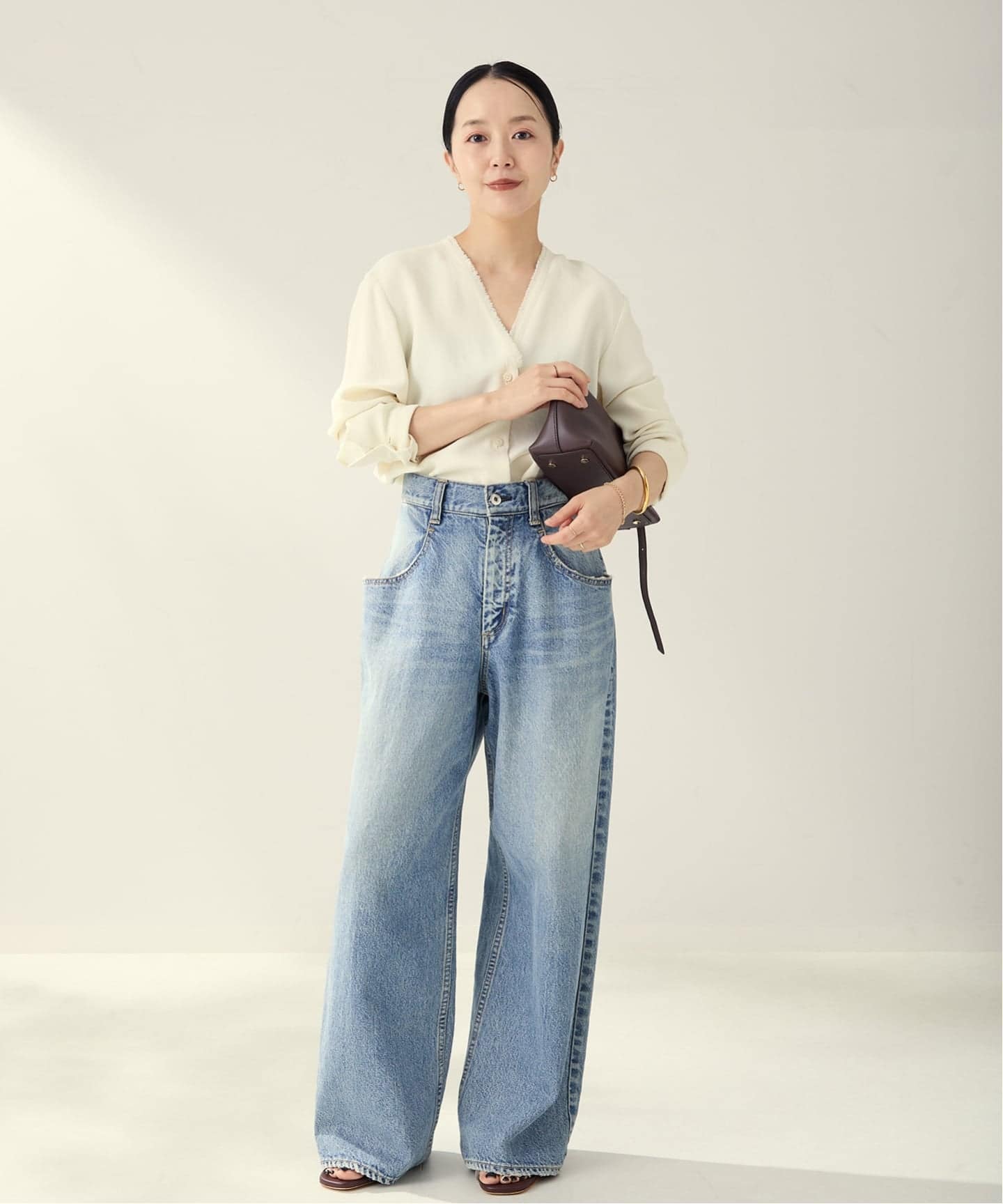 追加》R'IAM ノーカラーシャツ（シャツ／ブラウス）｜Plage