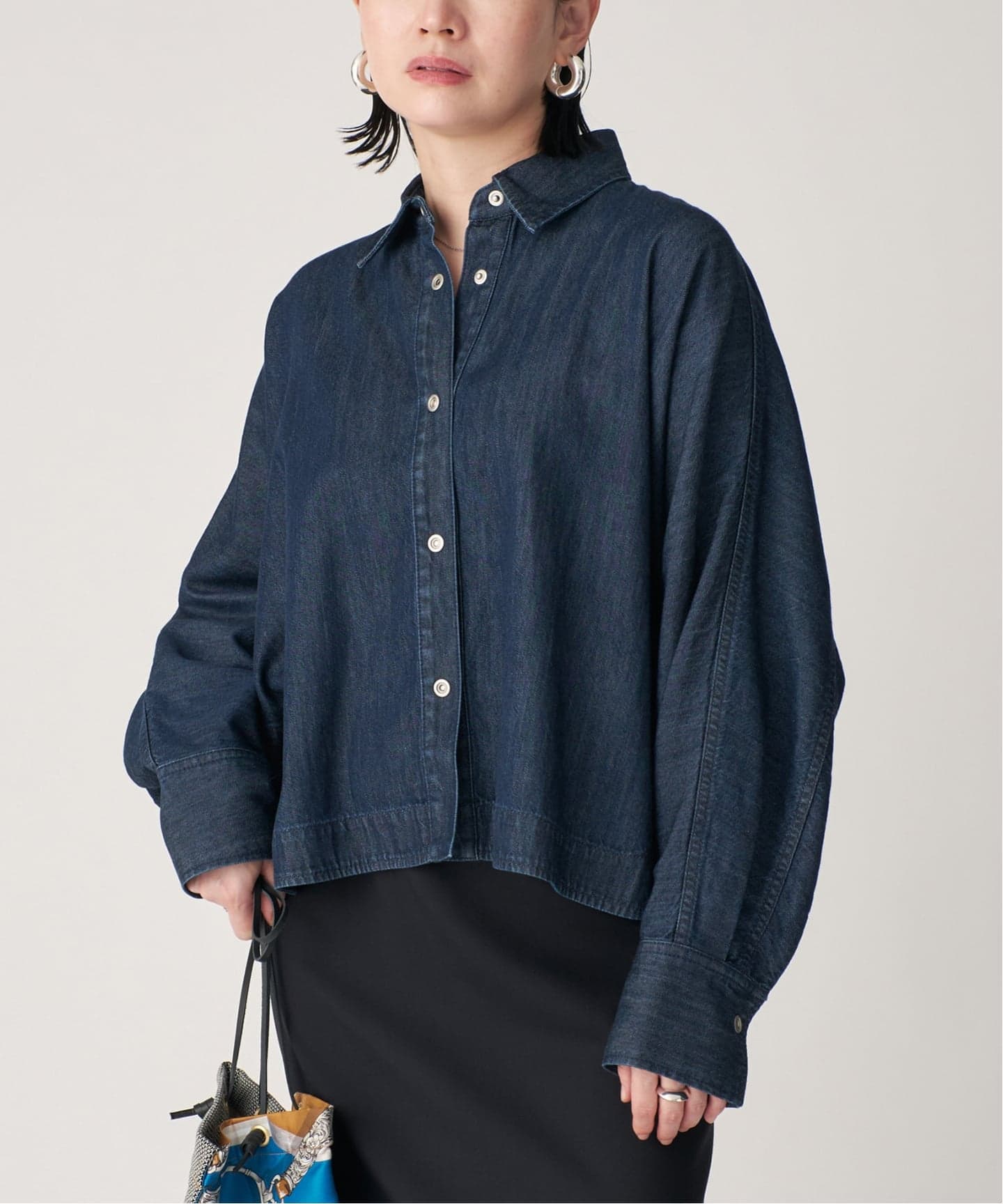 デニムフォルムシャツ（シャツ／ブラウス）｜VERMEIL par iena