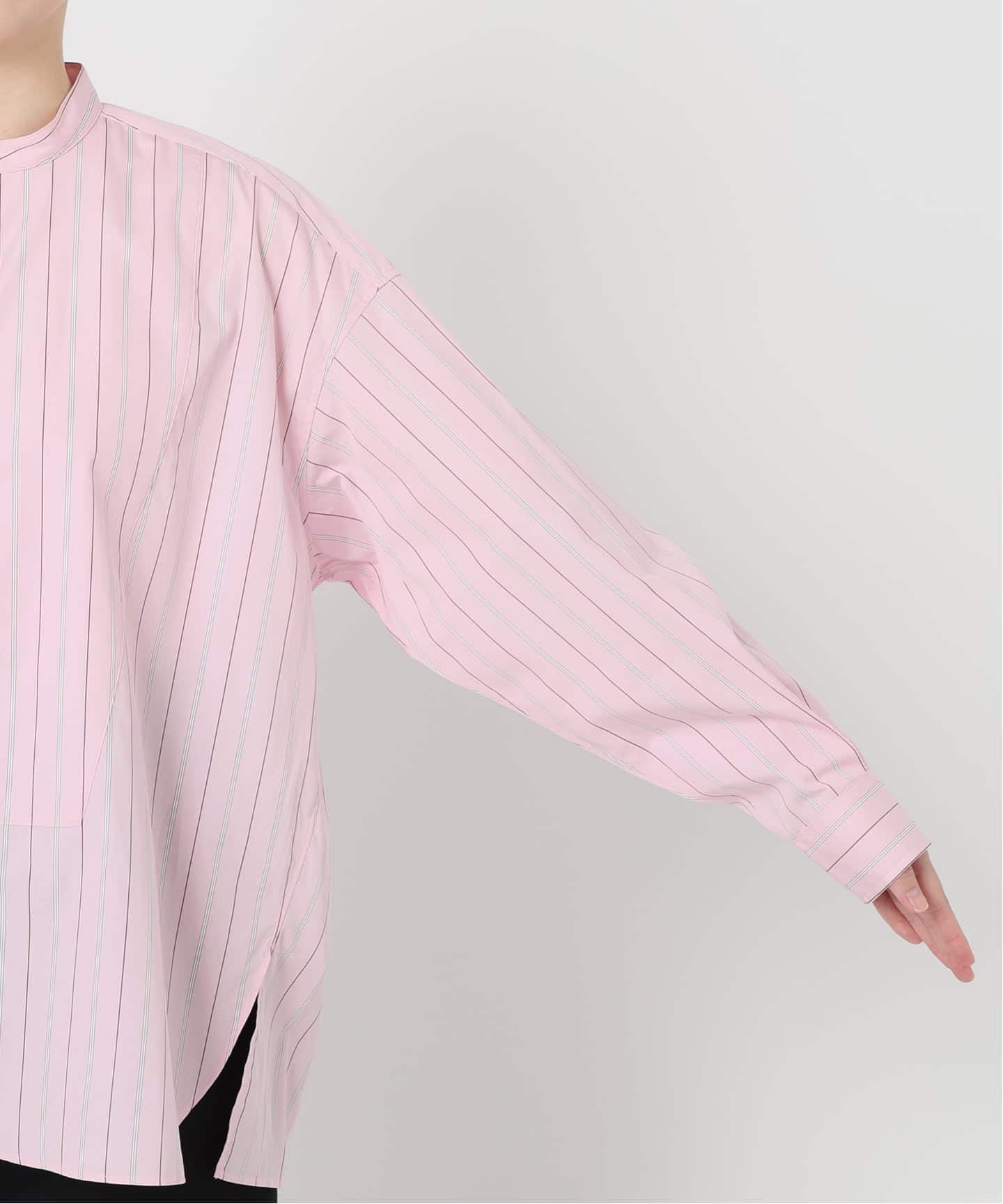 TICCA ティッカ ノーカラービブヨークシャツ TBEA-102（シャツ