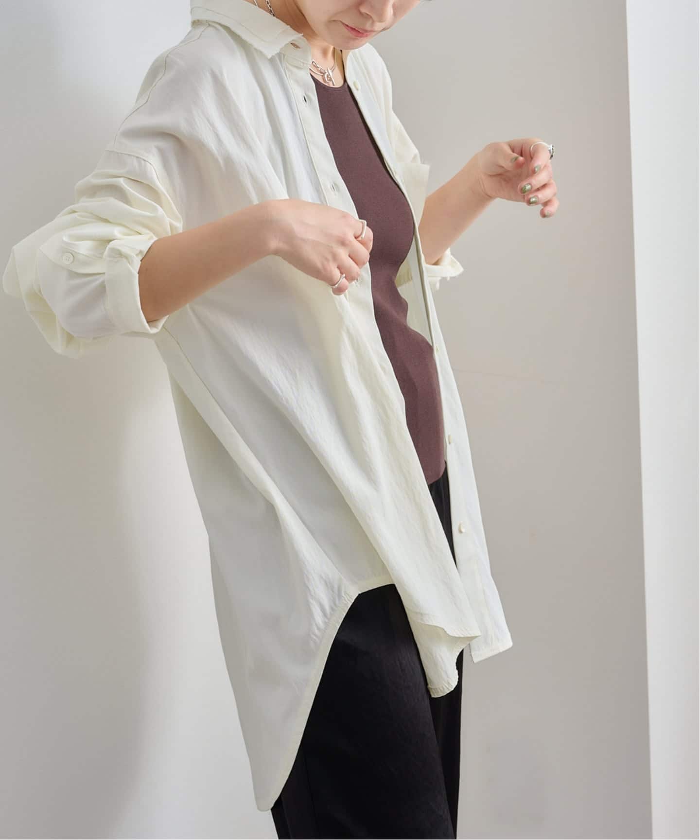 anuke Chambray Over Shirts（シャツ／ブラウス）｜BOICE FROM