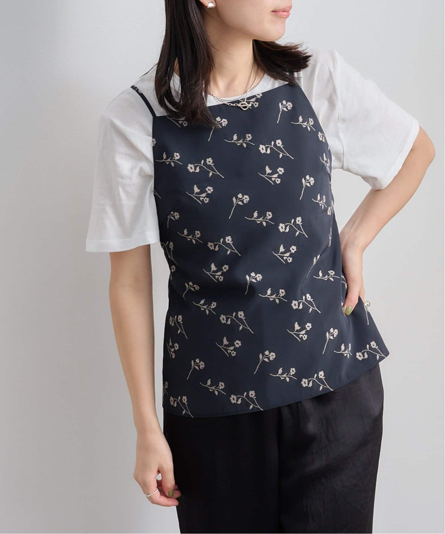 anuke Flower Jacquard Tops 62510430（シャツ／ブラウス）｜BOICE