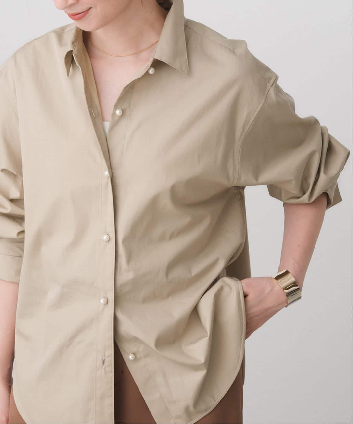 追加》パールボタンシャツ（シャツ／ブラウス）｜Spick and Span