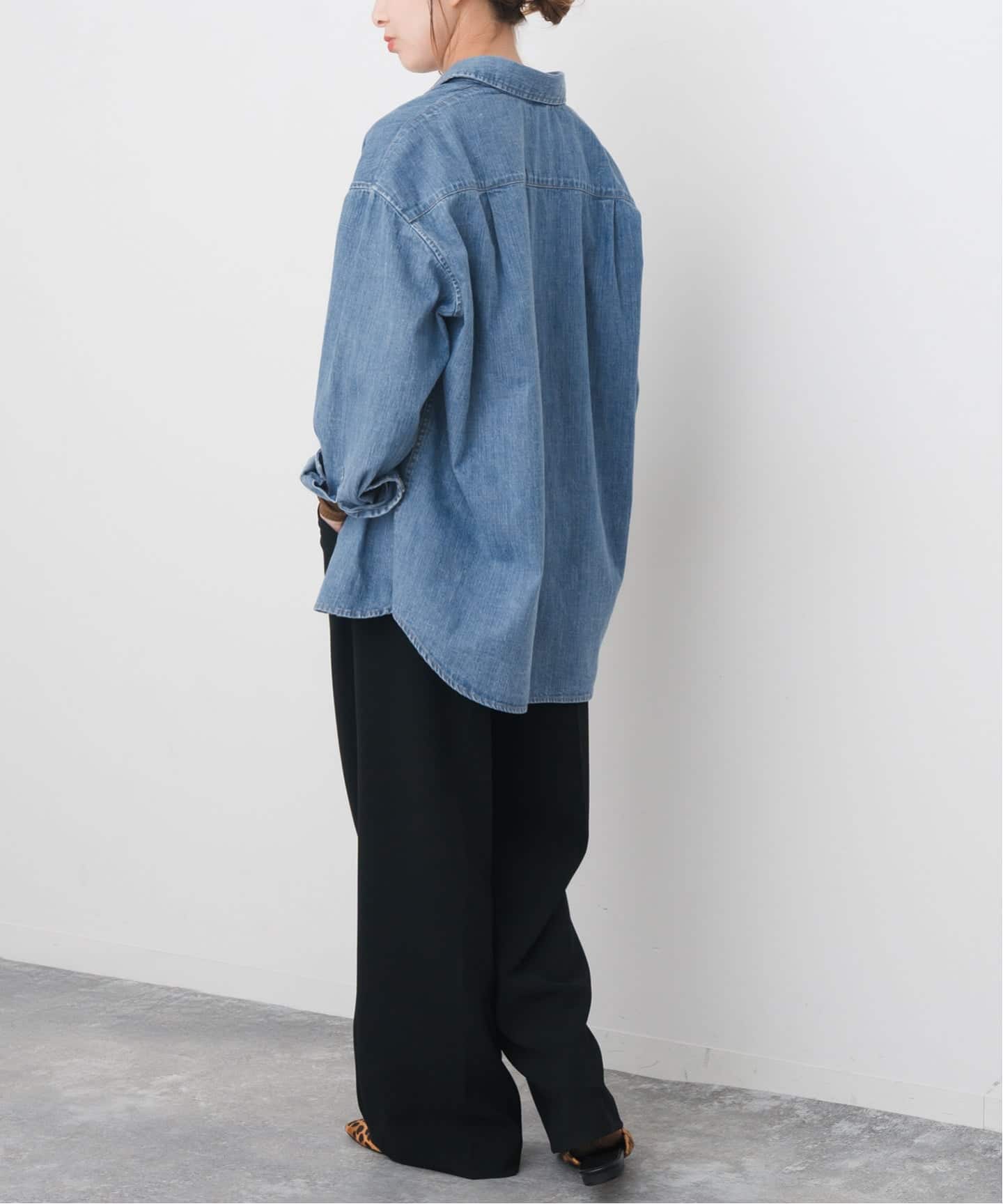 ライトオンスデニムルーズシャツ（シャツ／ブラウス）｜Spick and Span