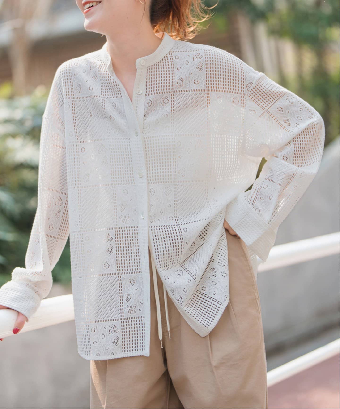 追加3》PEレースシャツ（シャツ／ブラウス）｜Spick and Span