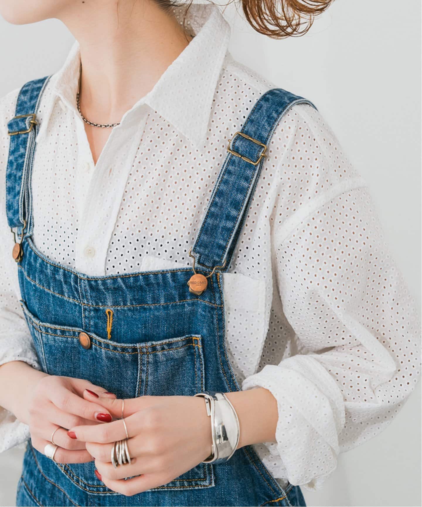 カットワークスモールドットルーズシャツ（シャツ／ブラウス）｜Spick