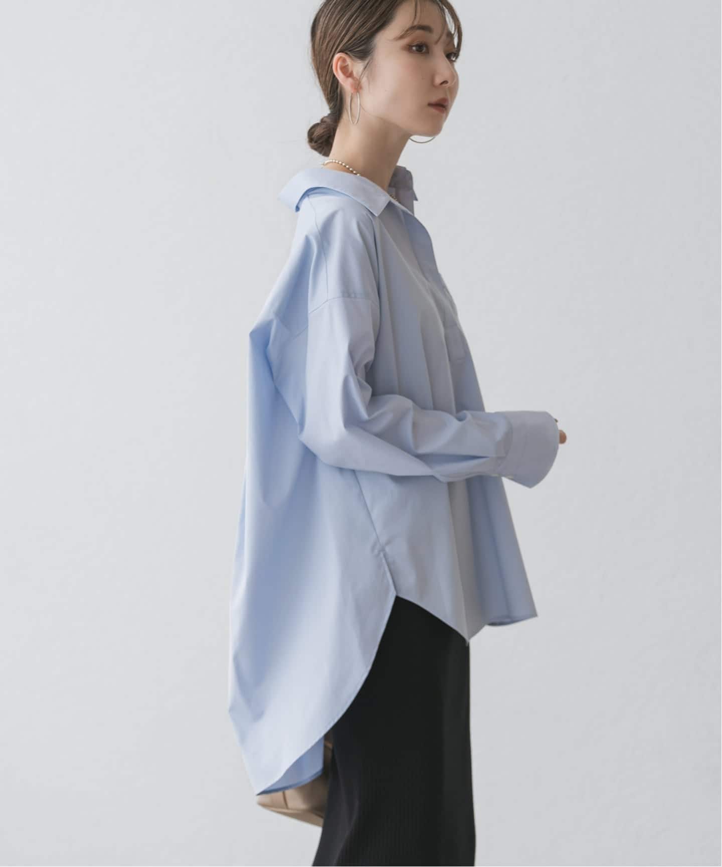 イージーケアコットンスキッパーシャツ（シャツ／ブラウス）｜NOBLE