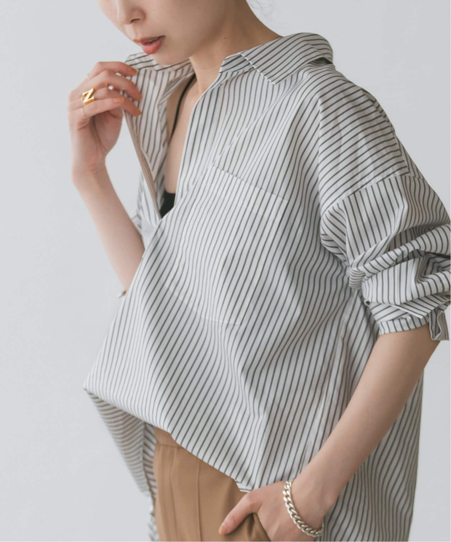 イージーケアコットンスキッパーシャツ（シャツ／ブラウス）｜NOBLE