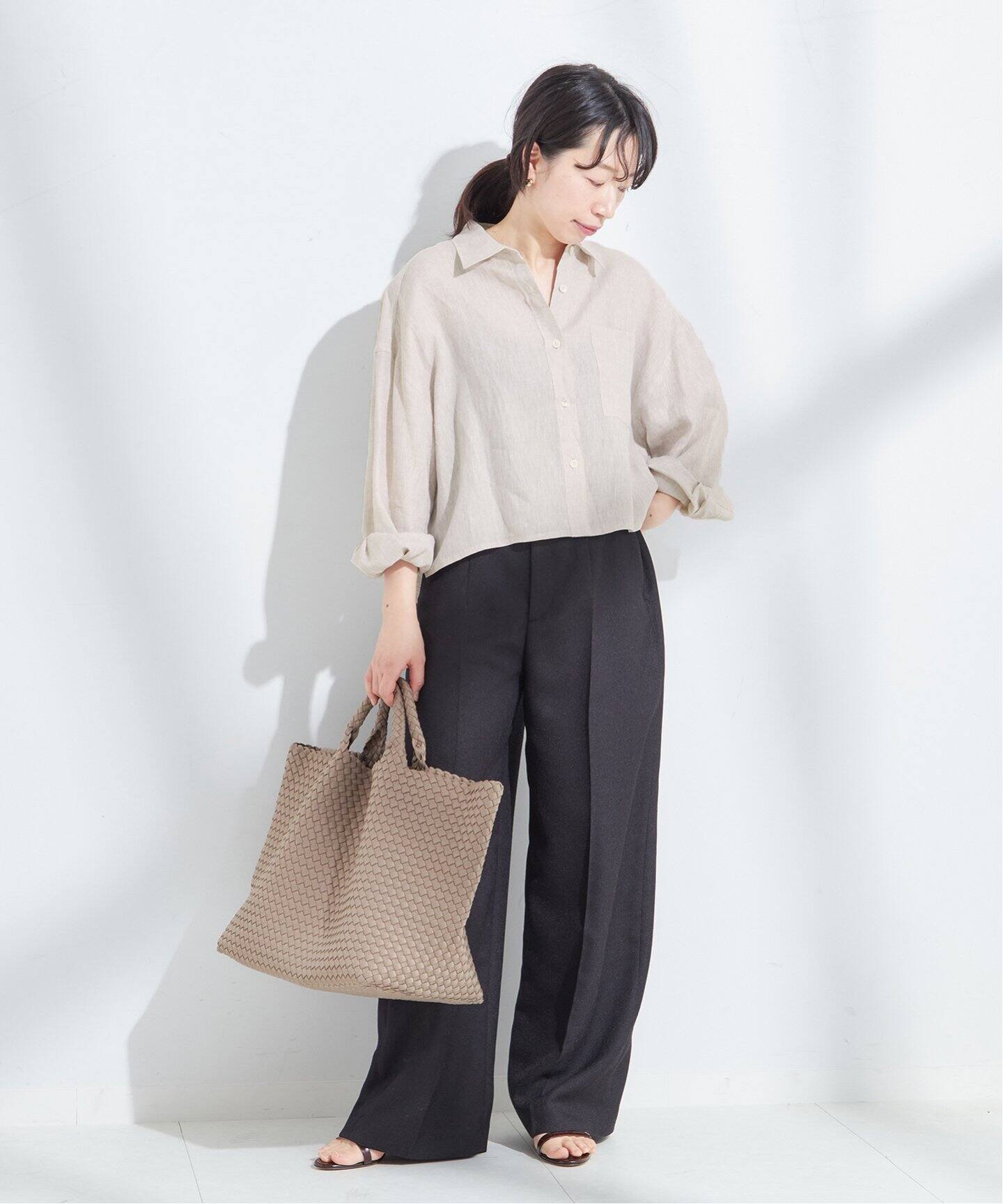 ヨーロピアンフラックスショートシャツ（シャツ／ブラウス）｜JOURNAL